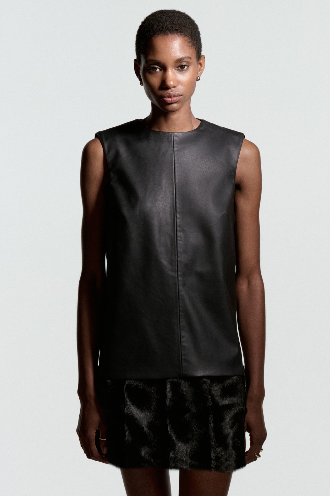 Coated Mini Dress - image 5