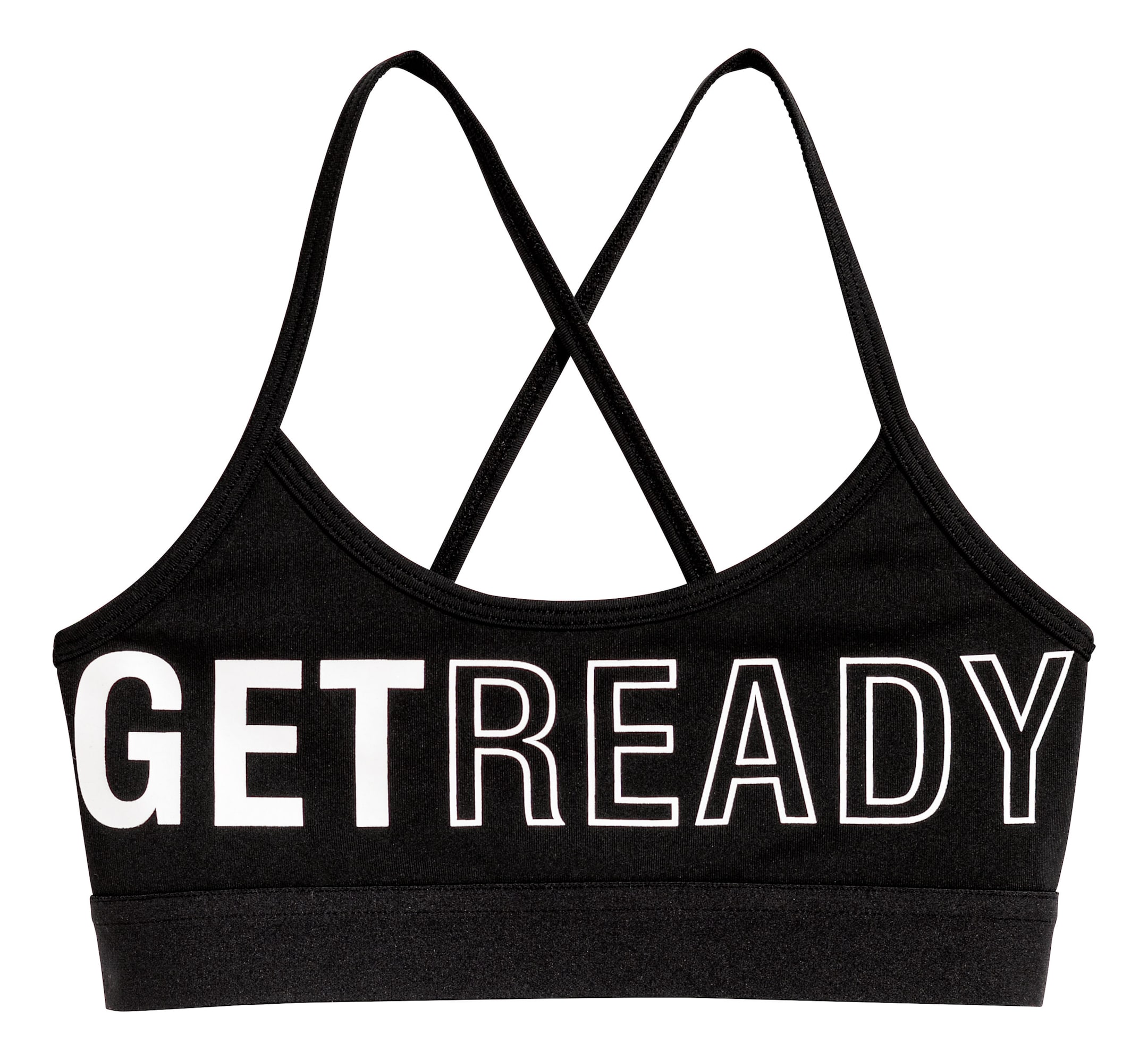View larger image: Short Printed Sports Top - Black - Kids | H&M CA 1