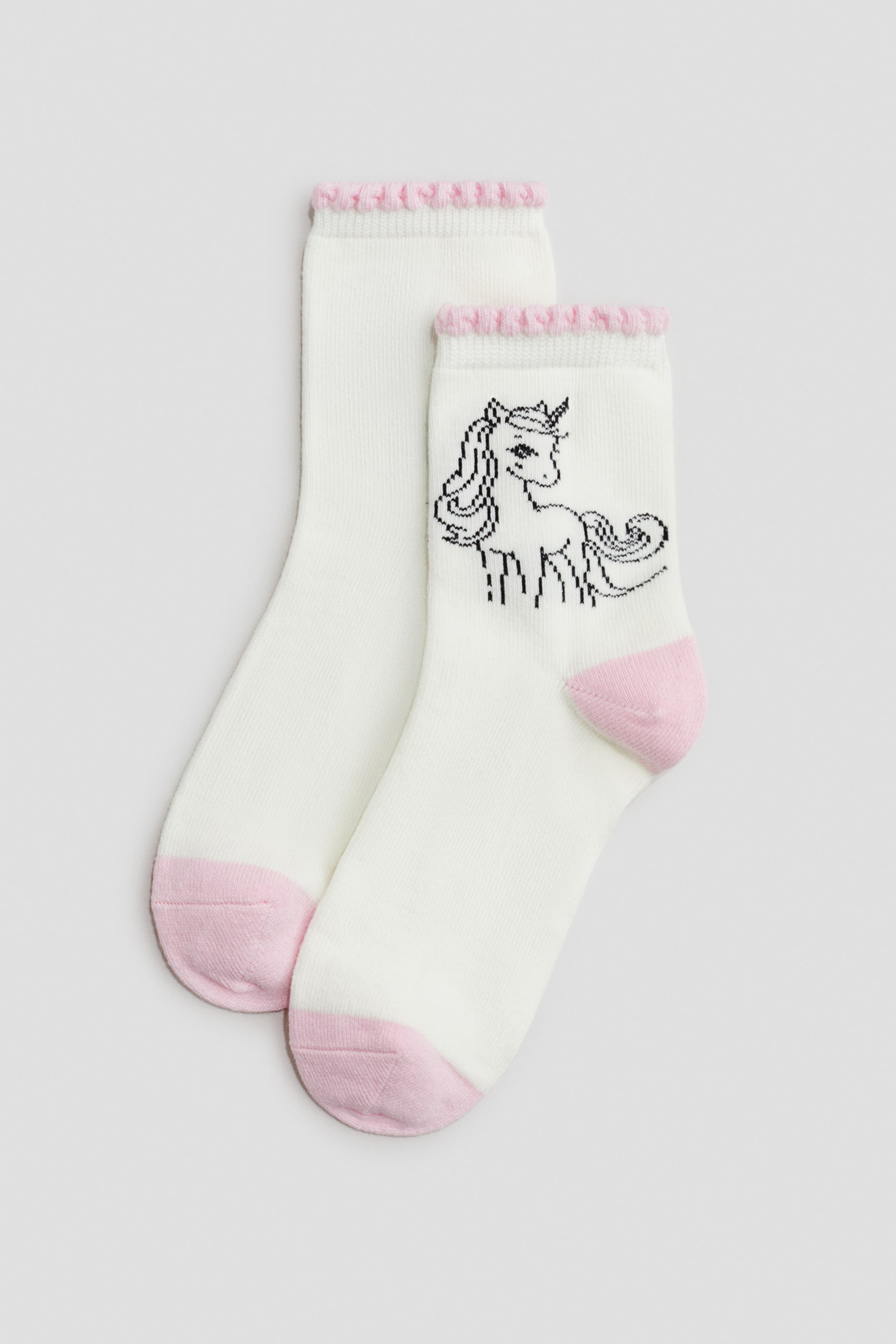 View larger image: 7-pack socks - Light pink/Unicorn - Kids | H&M IN 3