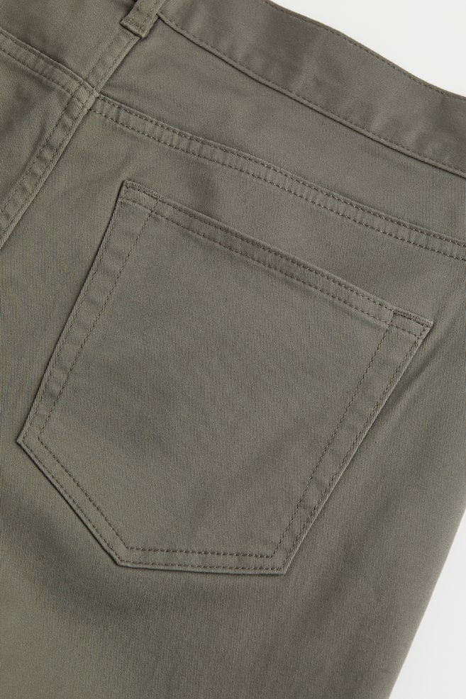 Slim Fit Cotton twill trousers - Khaki green/Black/Navy blue/Dark grey/dc/dc - 4