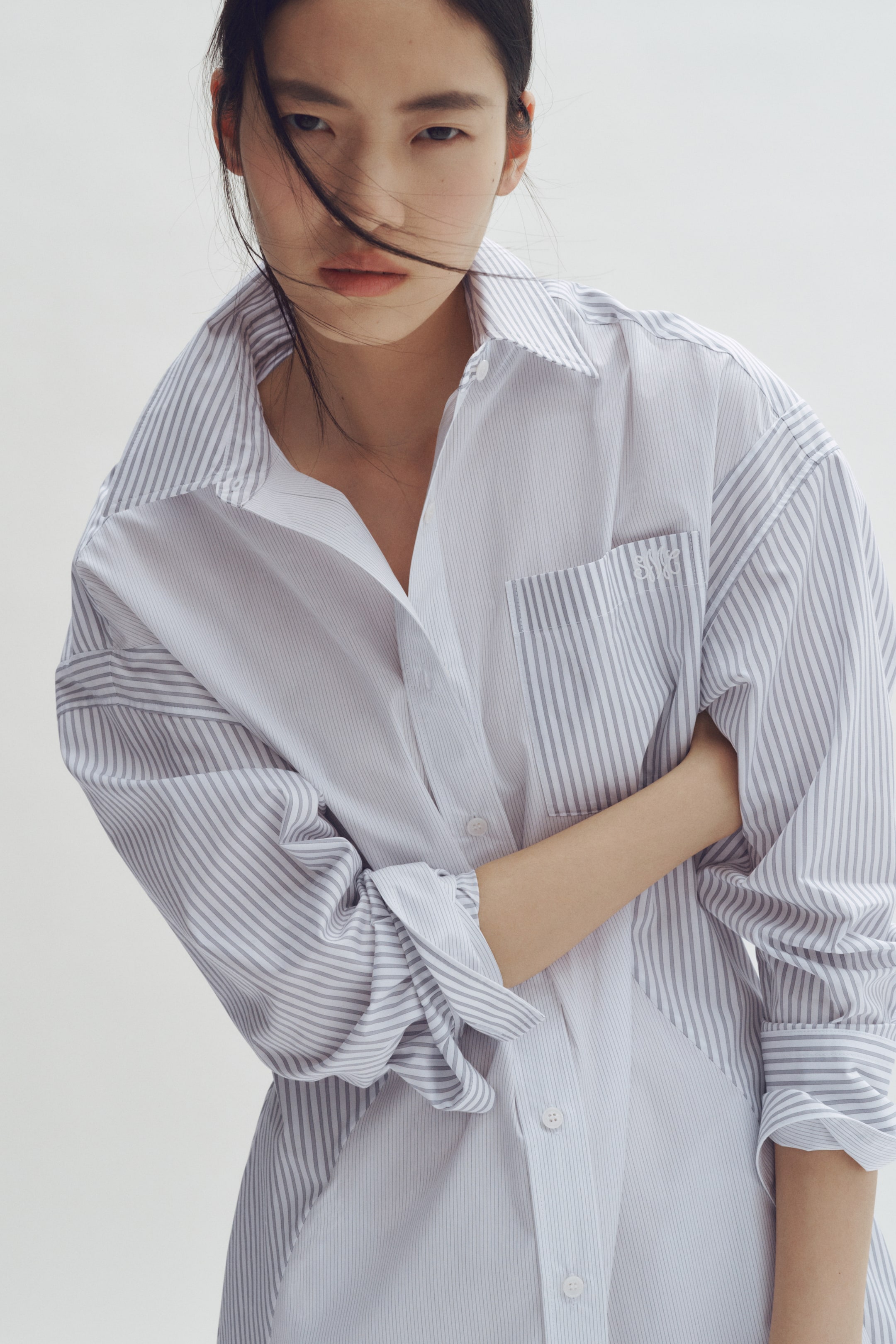 Cotton Poplin Shirt Dress
