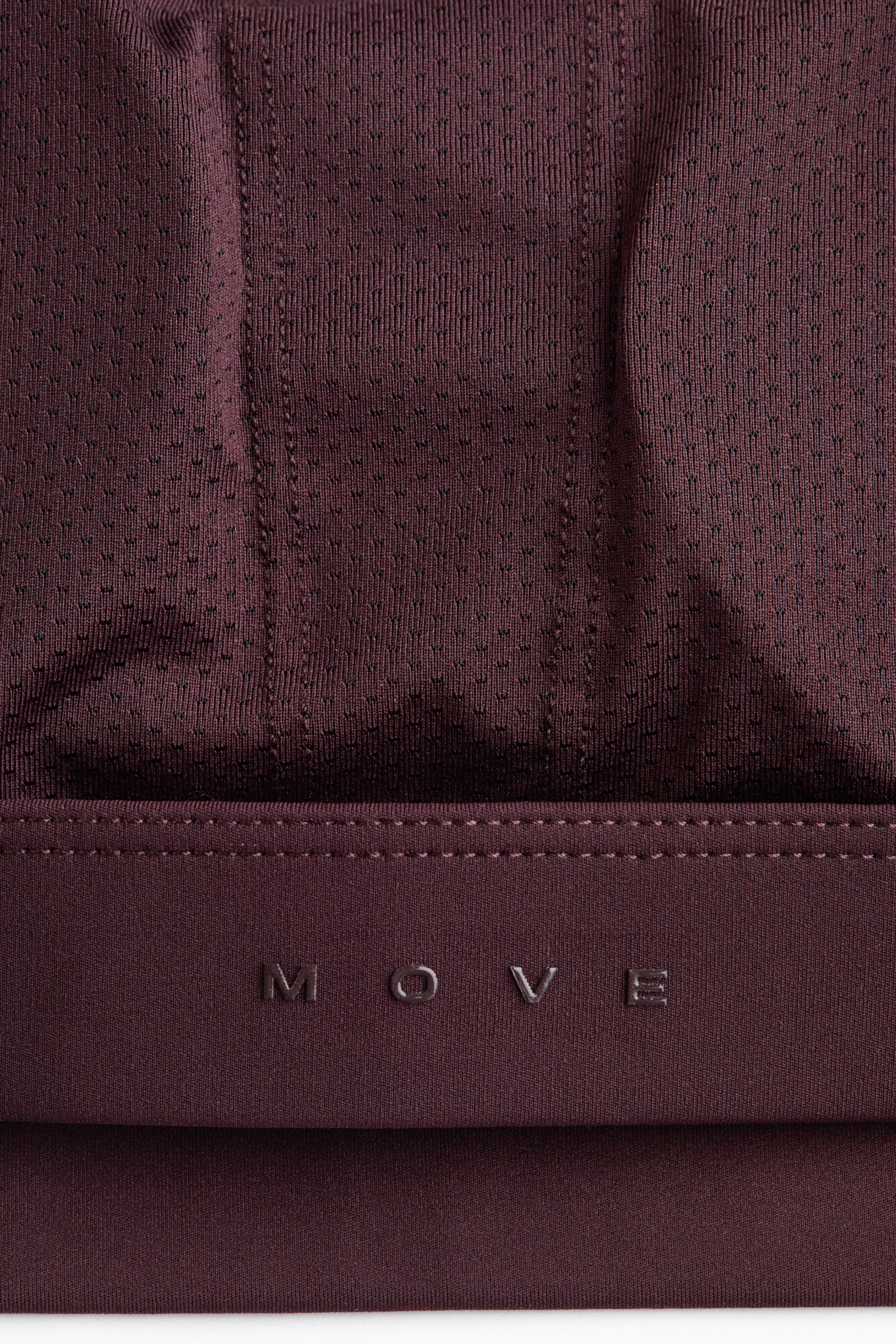 Спортивное бра SculptMove™ — H&M, цвет: Шоколадный сливовый — фото 8