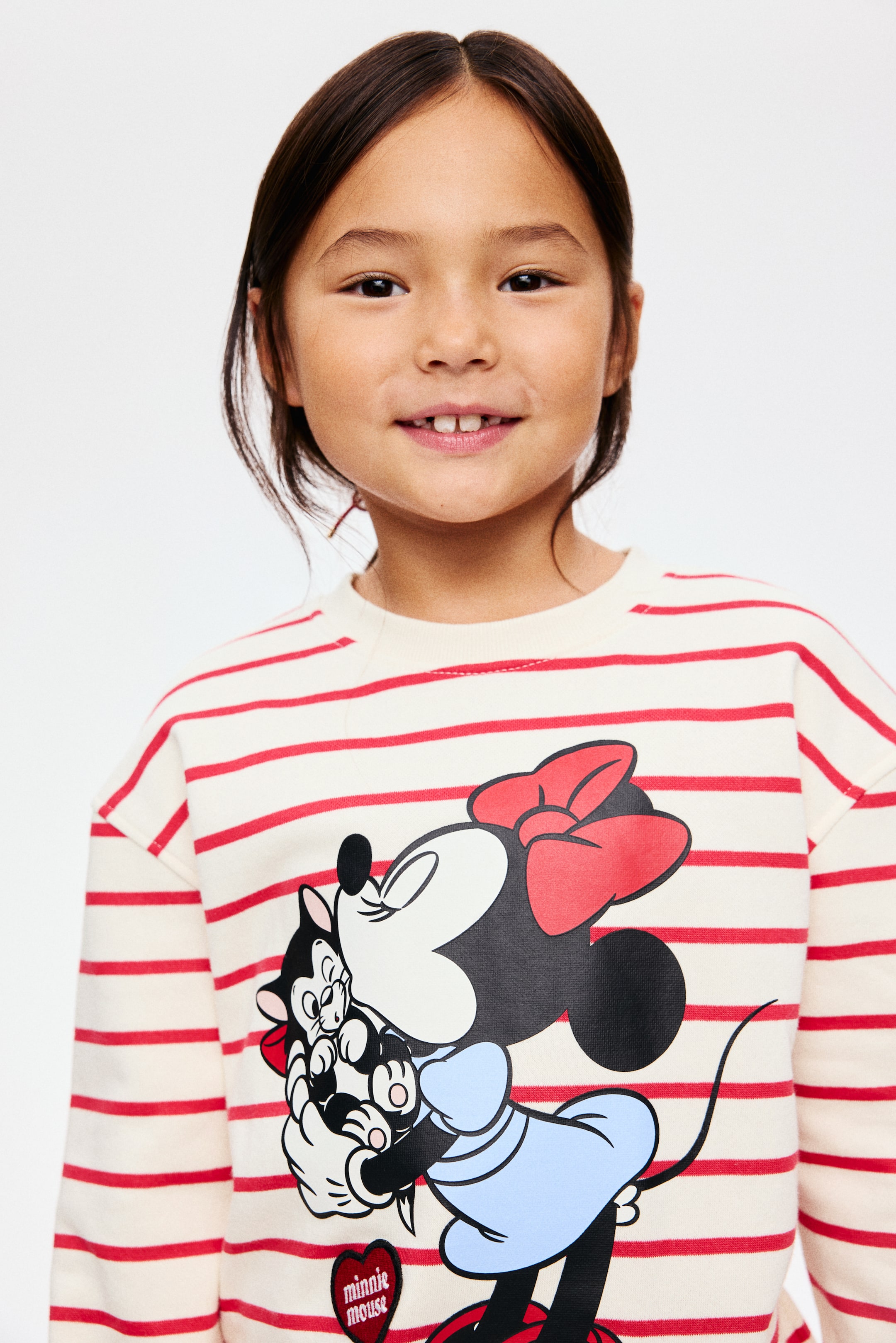 Ampliar la imagen: Sudadera con diseño - Crema/Minnie Mouse - Kids | H&M MX 2