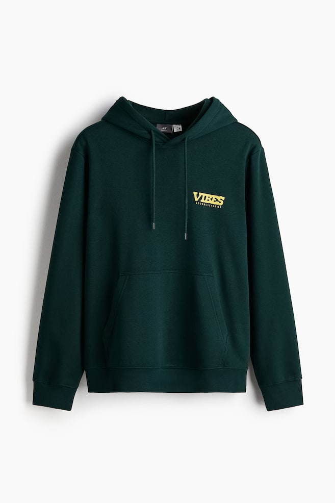 Regular Fit Hoodie - Green/Snoopy/Light beige/Garfield/Brown/Snoopy/Black/Back to the Future - 1