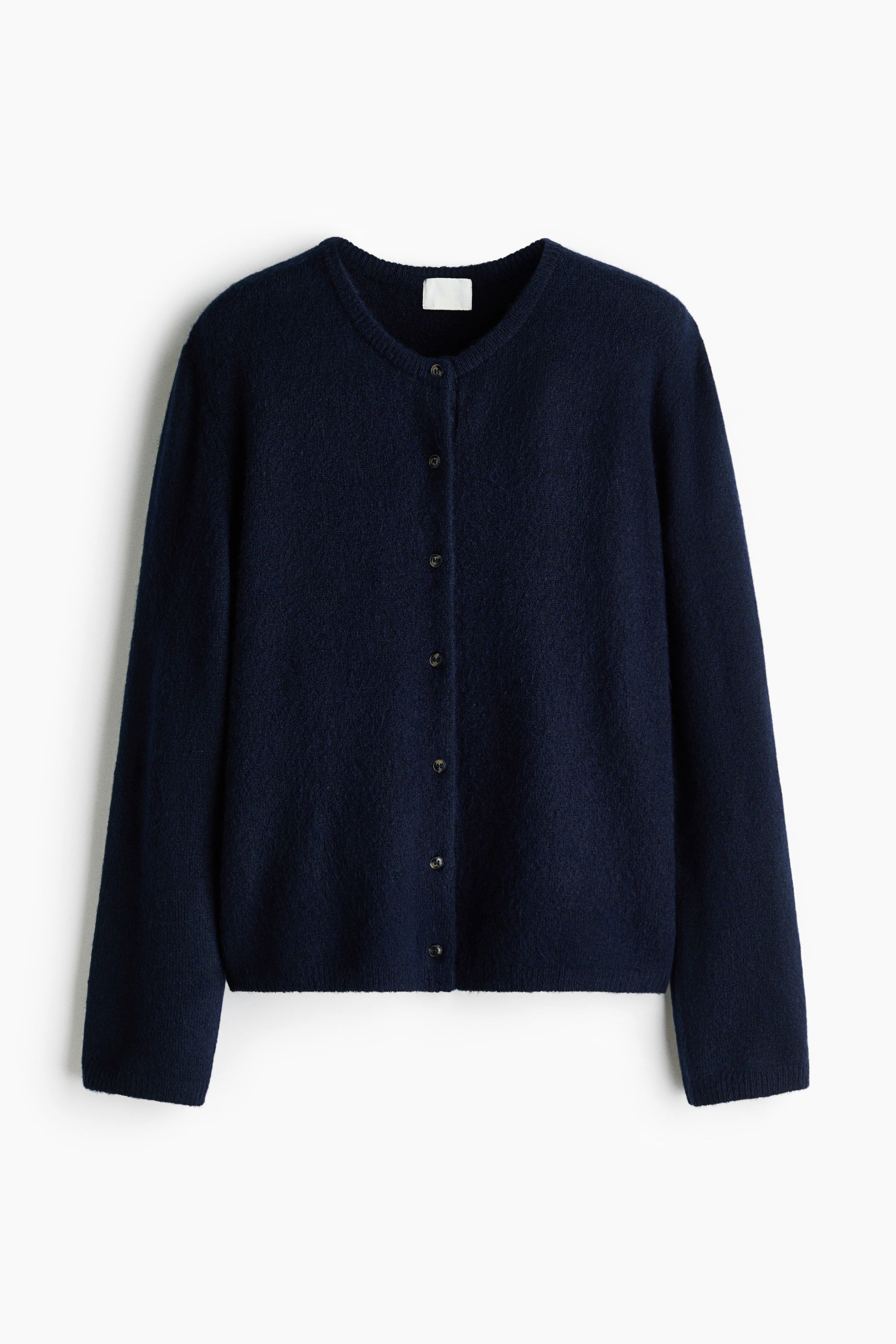 Xem ảnh lớn hơn: Áo cardigan dáng rộng - Màu xanh tím than - Ladies | H&M VN 1