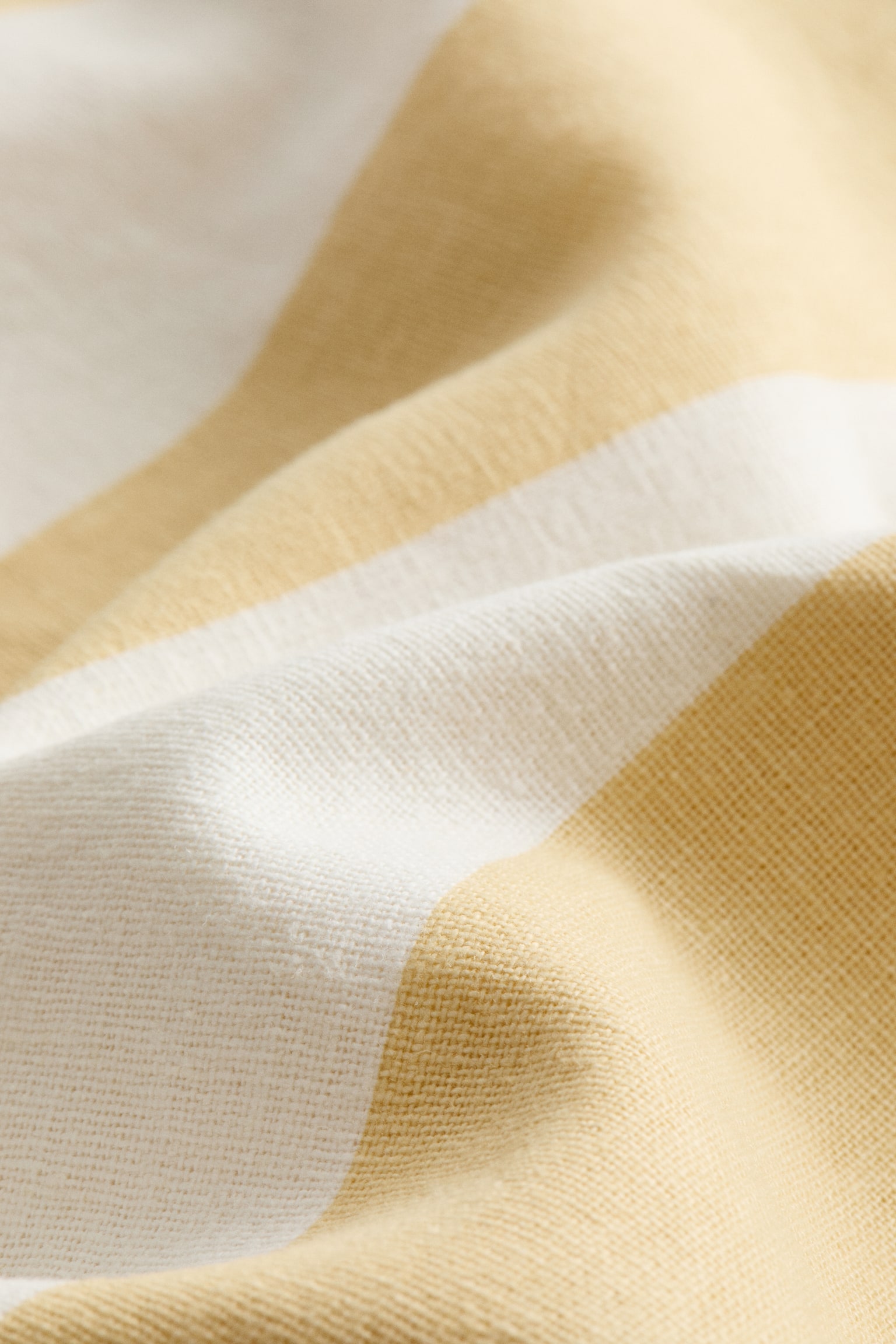 Linen-blend cushion cover - Light yellow/Striped/Dark olive green/Striped/Light dusty blue/Striped/Beige/Striped/Light dusty pink/Striped/Dark brown/Striped/Light brown/White striped - 2