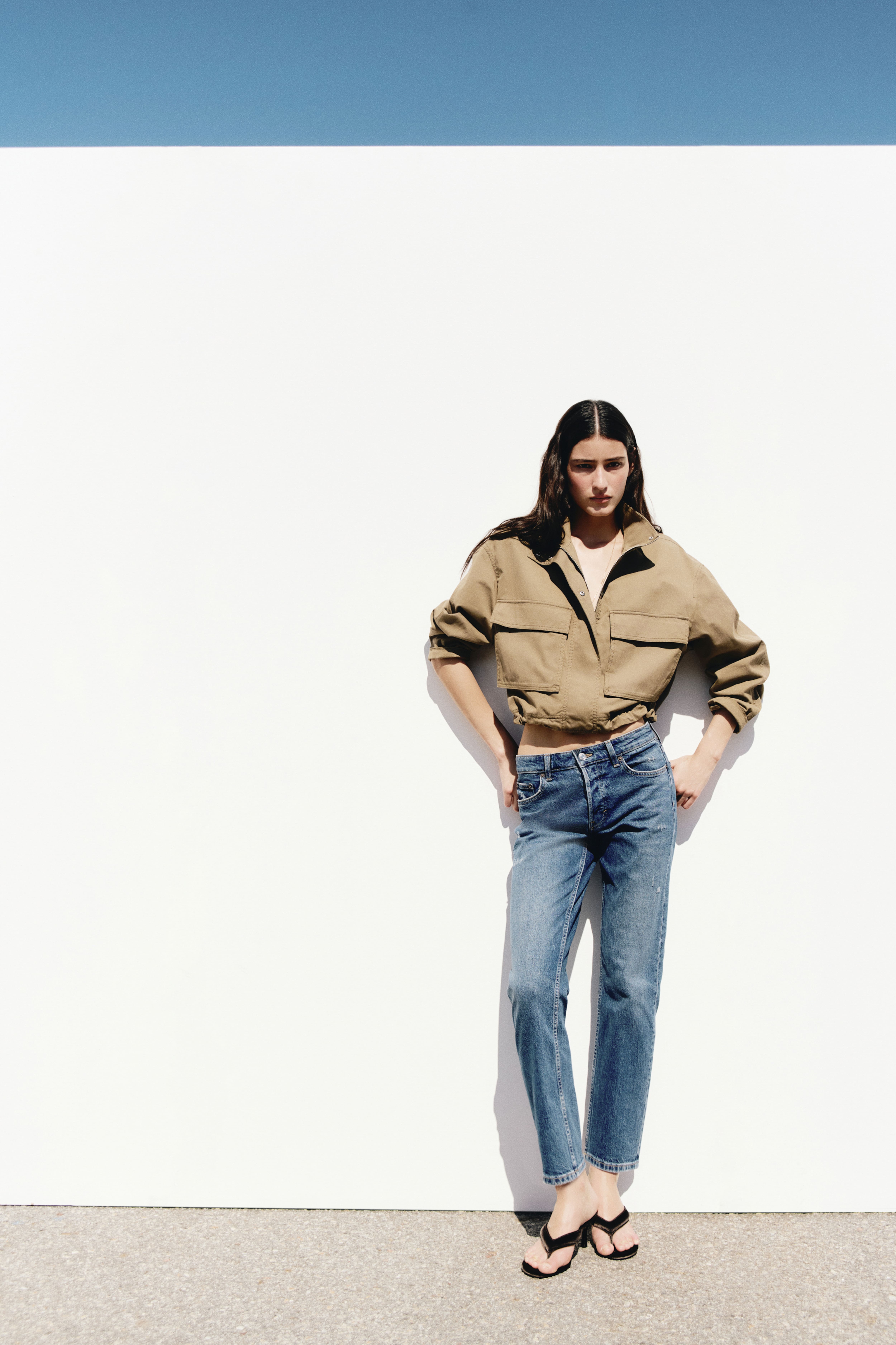 Jean droit taille classique