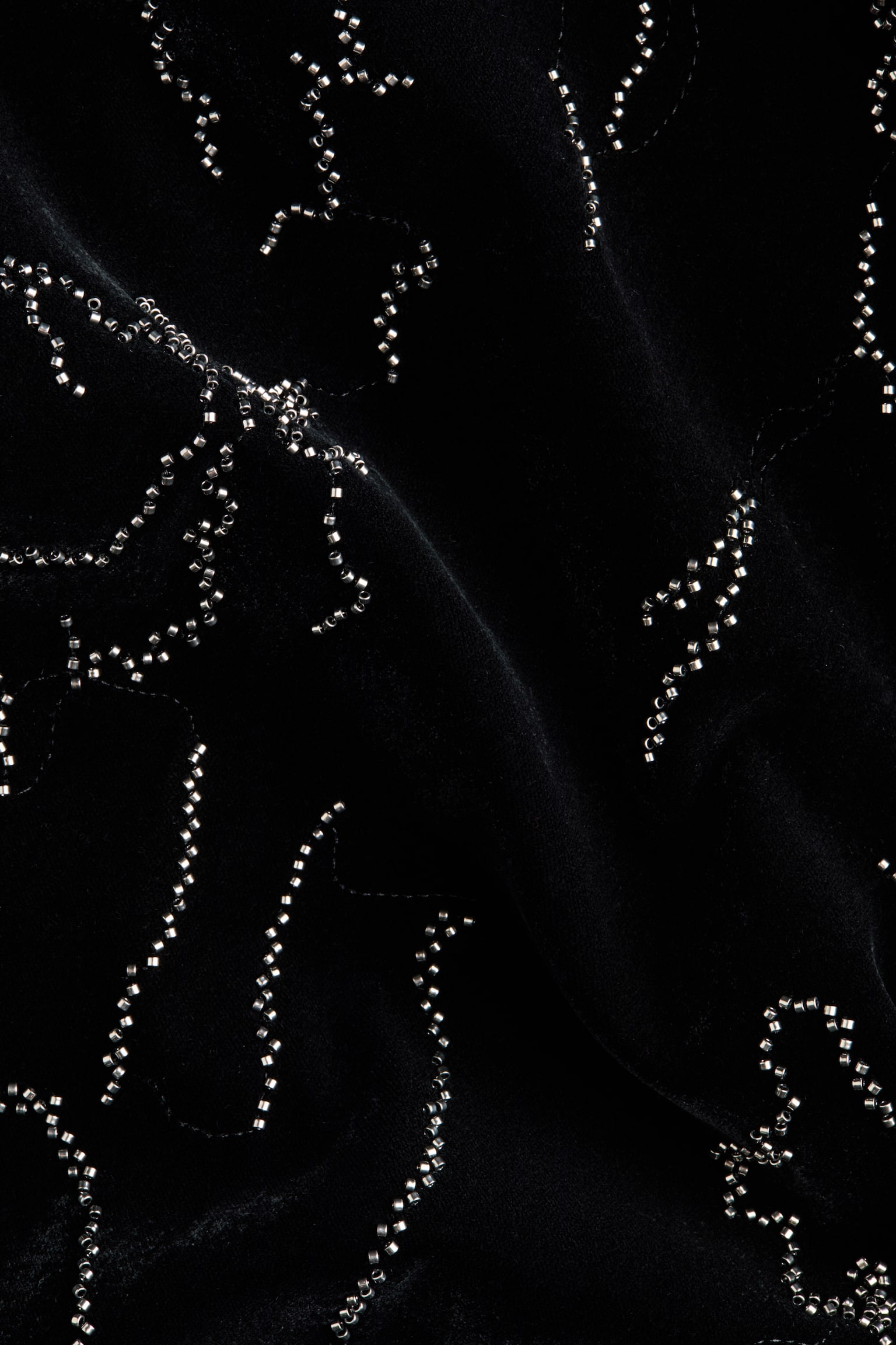 Volné sako s páskem - Černá - 4