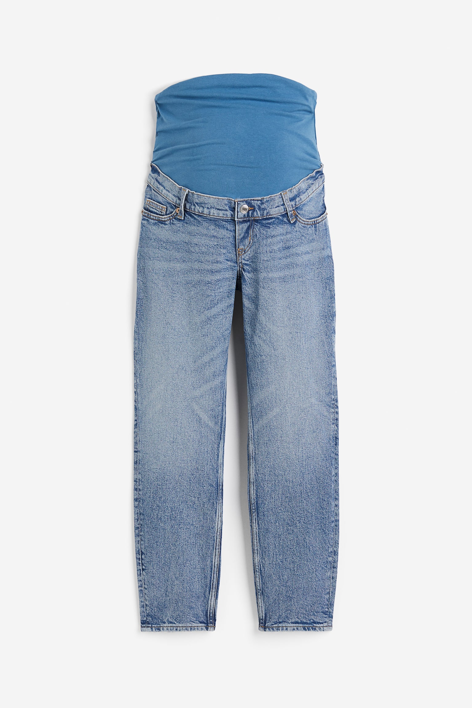 MAMA Slim Ankle Jeans - Denim blue/Light denim blue/Light denim blue - 2