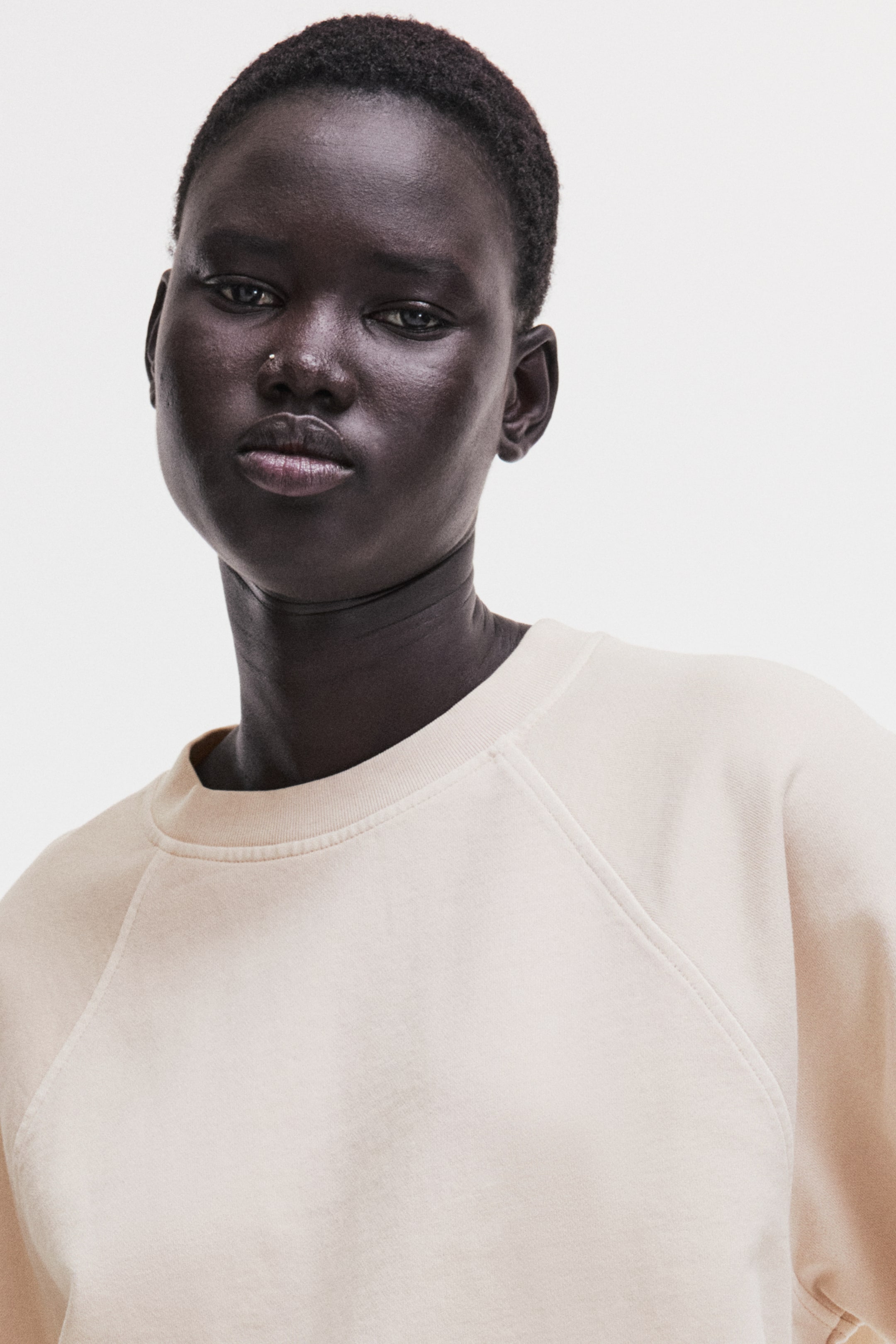 Short-Sleeved Sweatshirt