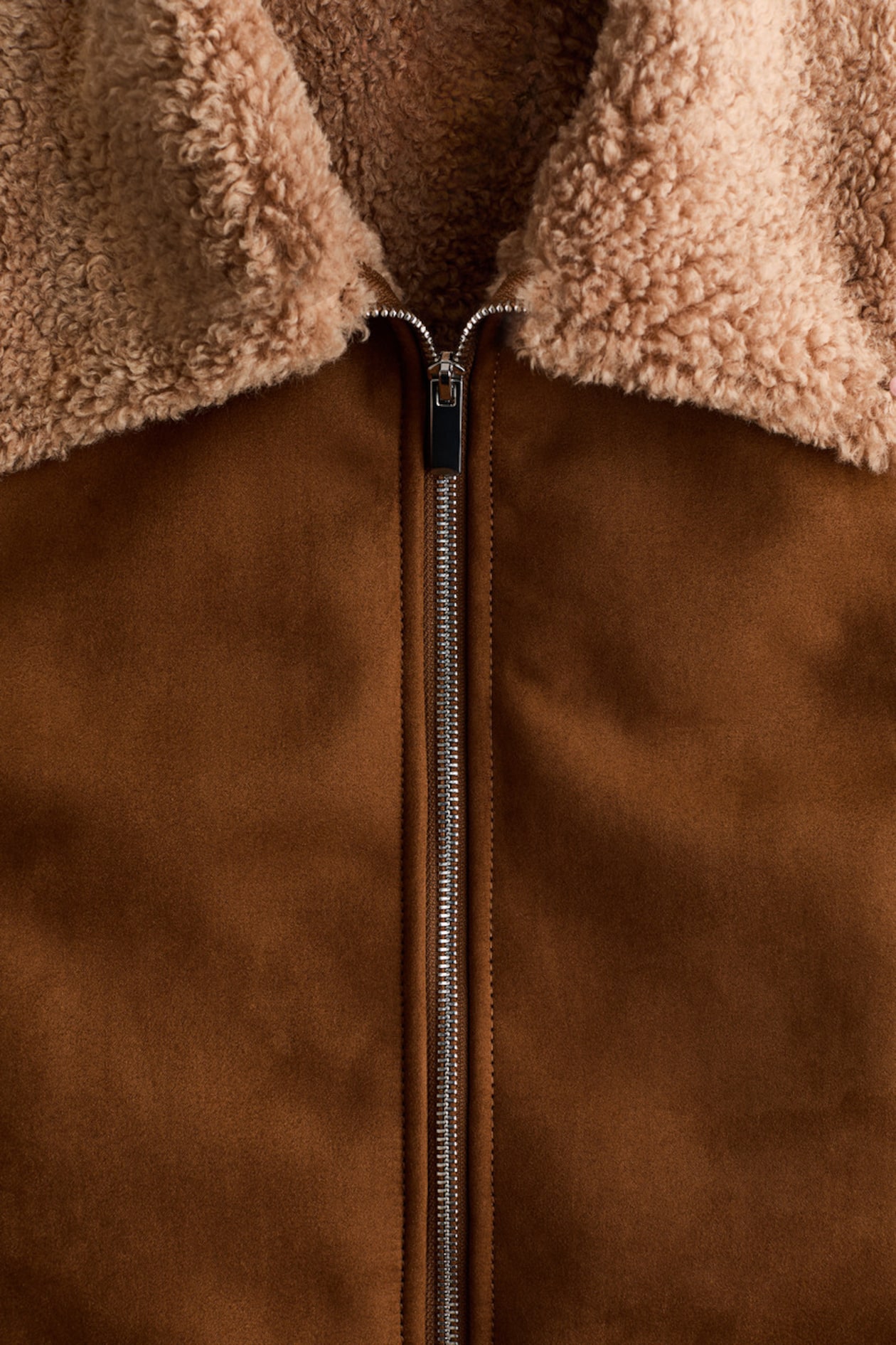 Jacket with Teddy Fleece Collar - image 3