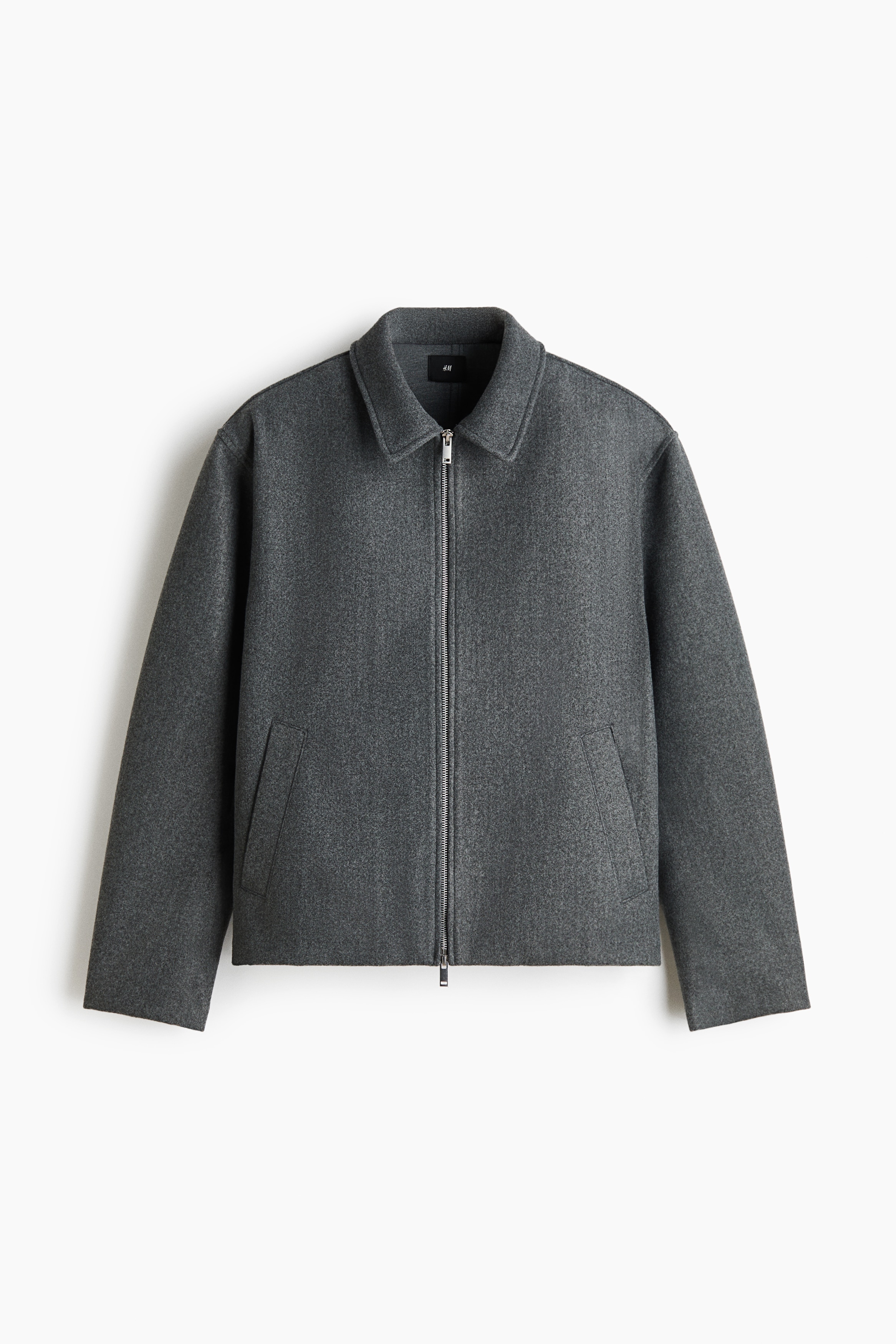 Overshirt - Mörkgråmelerad/Mörkbeige/Svart