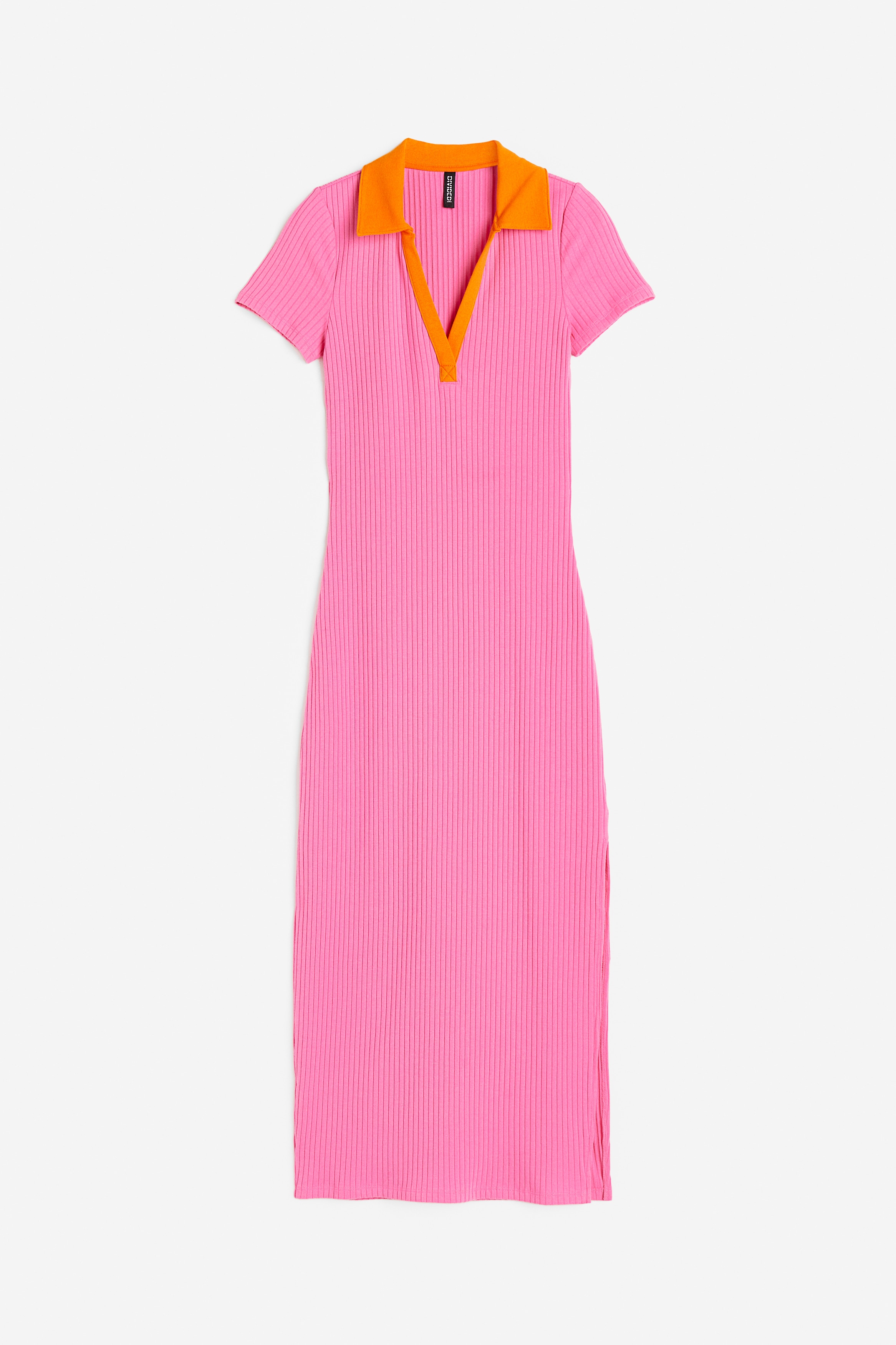 pink and orange bodycon dress Christina Mesh Bodycon Maxi Dress