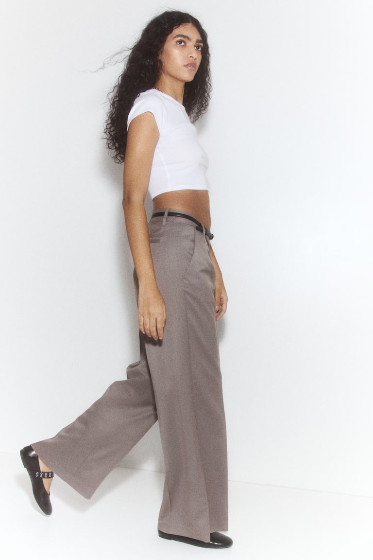 Pantaloni eleganti - Greige - DONNA | H&M IT