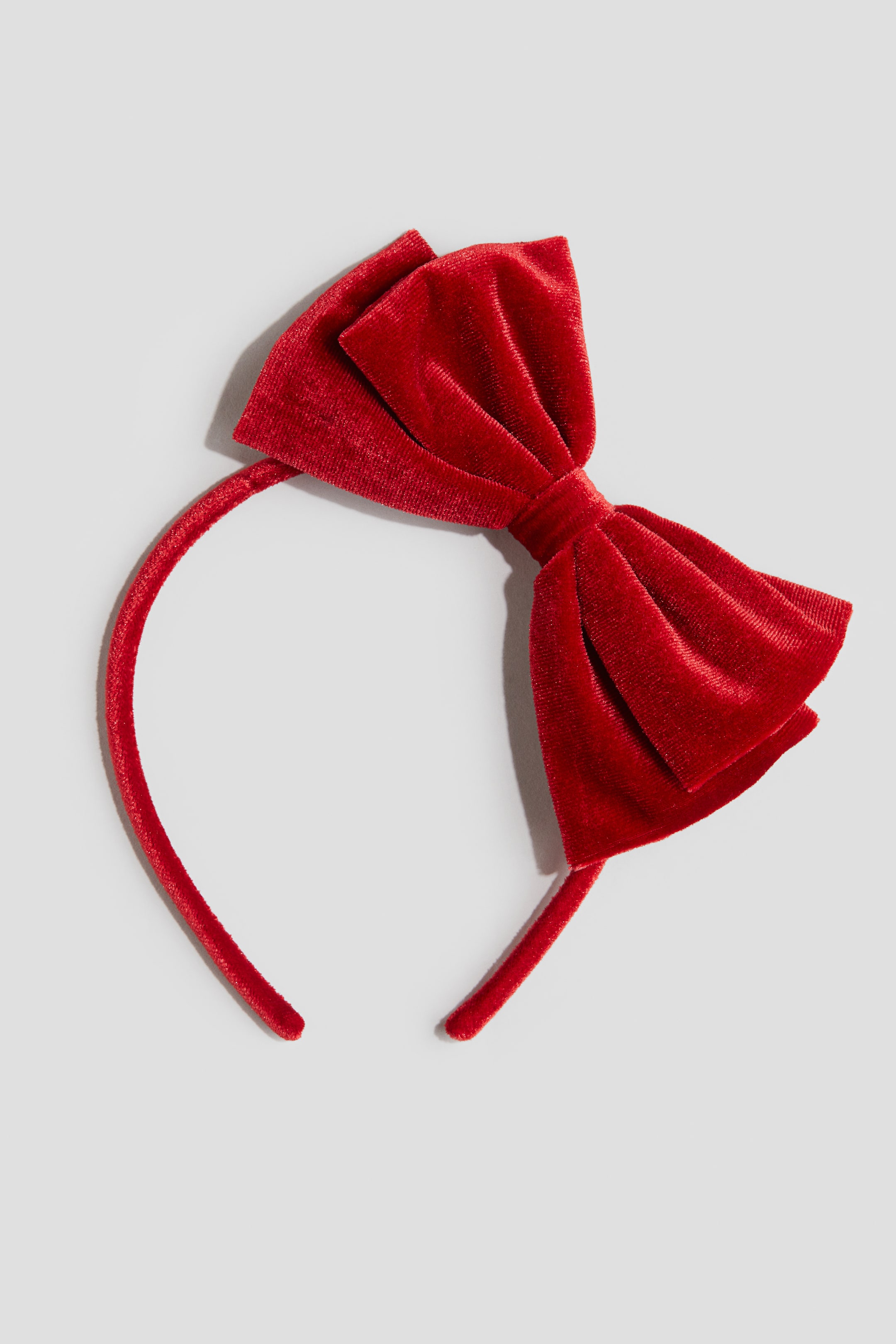 Hairband with Velour Bow