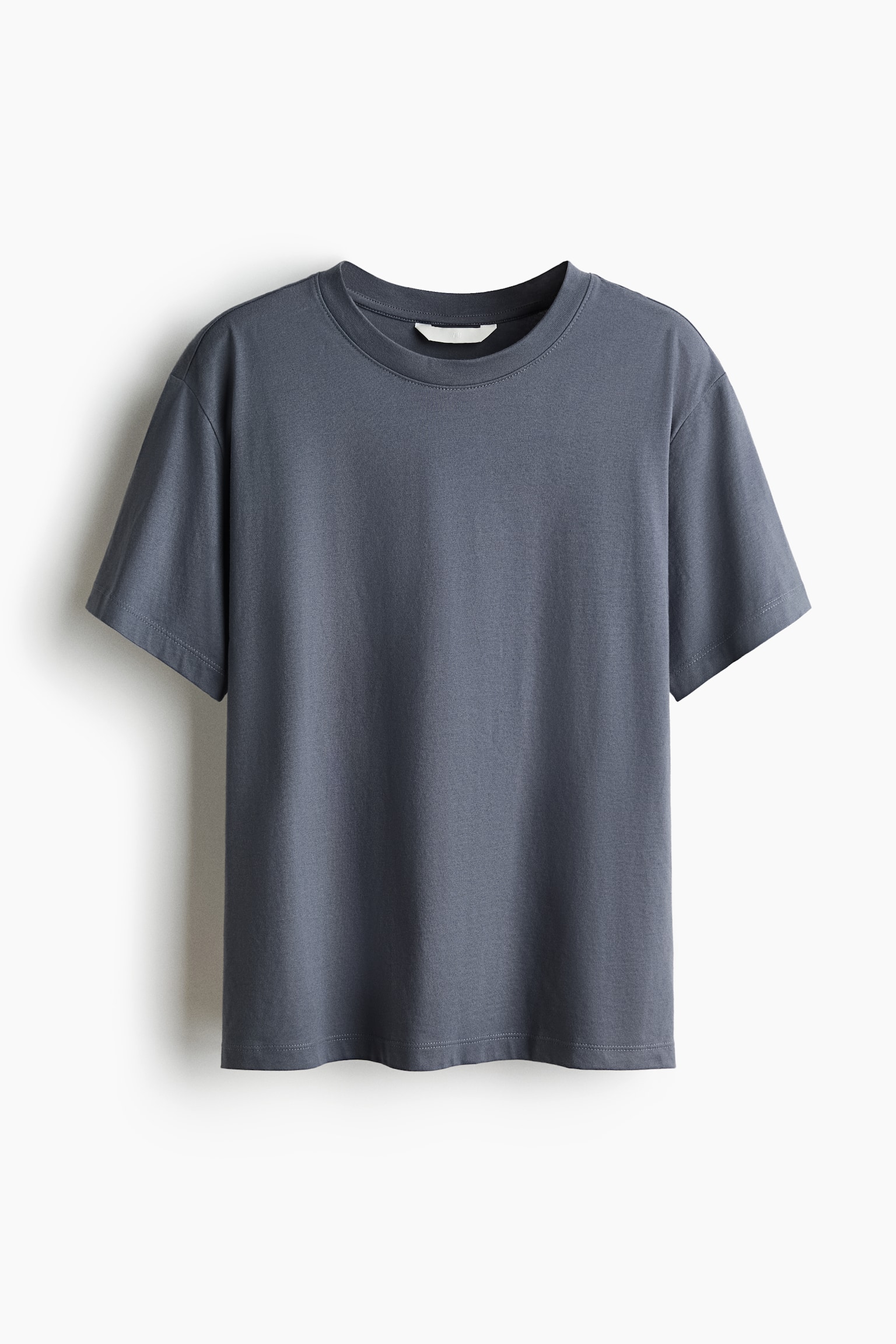 Cotton T-shirt - Dark gray/White/Black/Light pink/Dark blue/White/navy blue striped/Navy blue