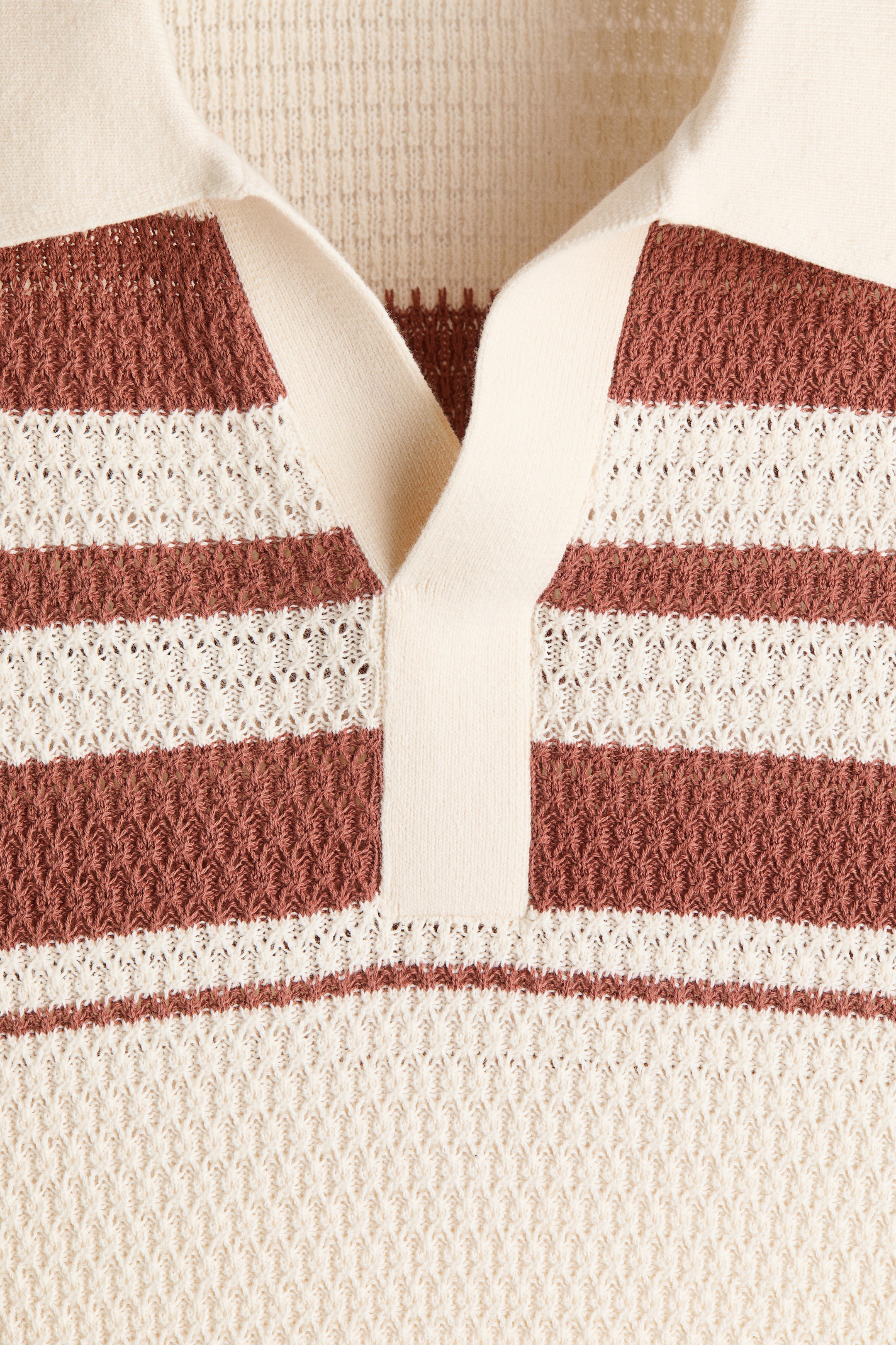 Regular-Fit Pointelle-Knit Polo Shirt