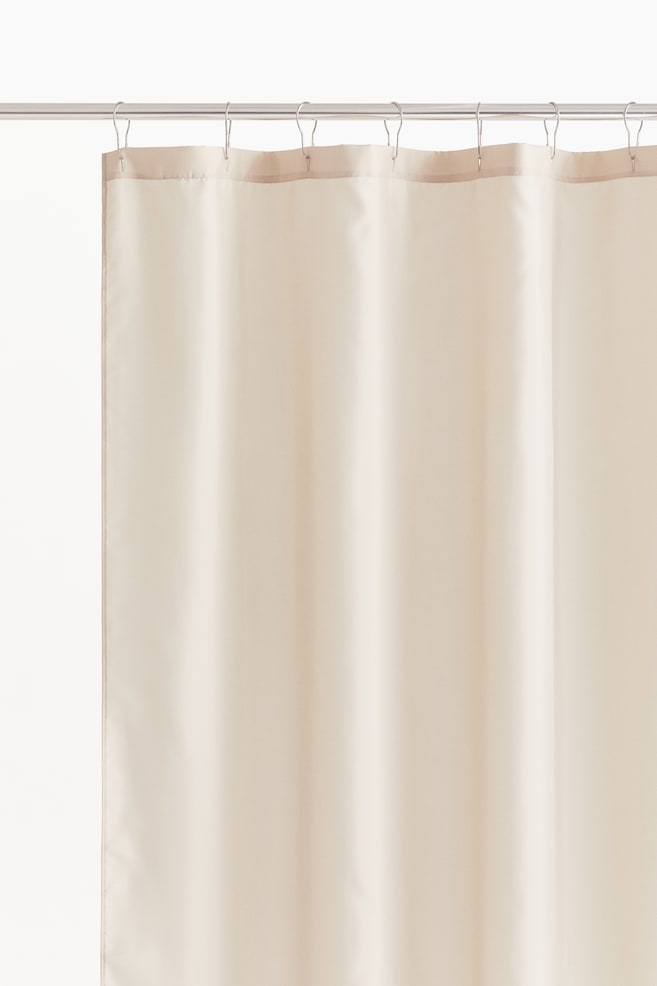 Tenda per doccia - Beige chiaro/Bianco/Verde nebbia - 5