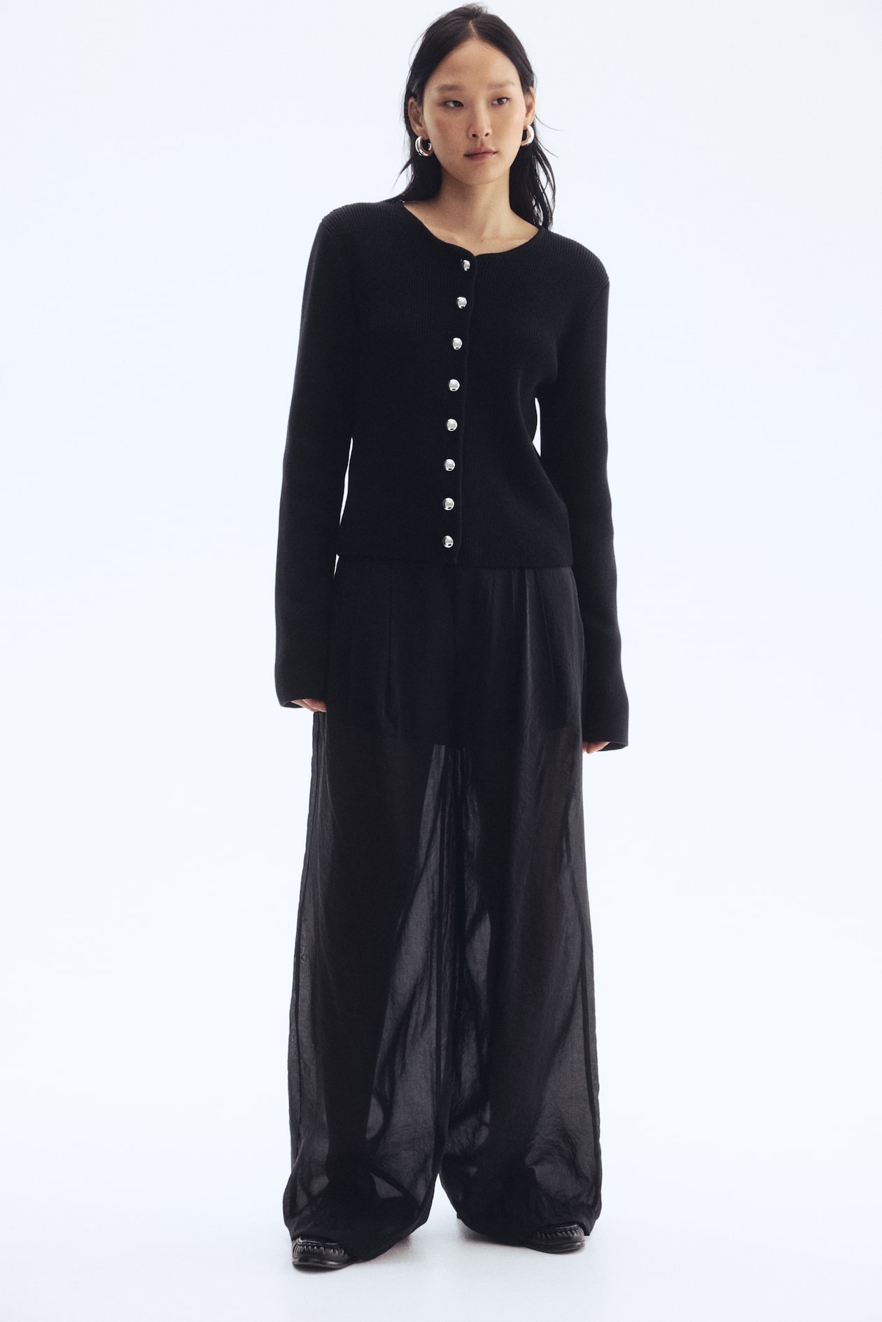Rib-Knit Cotton Cardigan - image 4