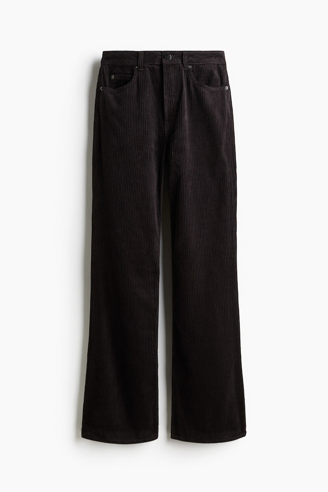 Pantalón de pana - Marrón oscuro - 1