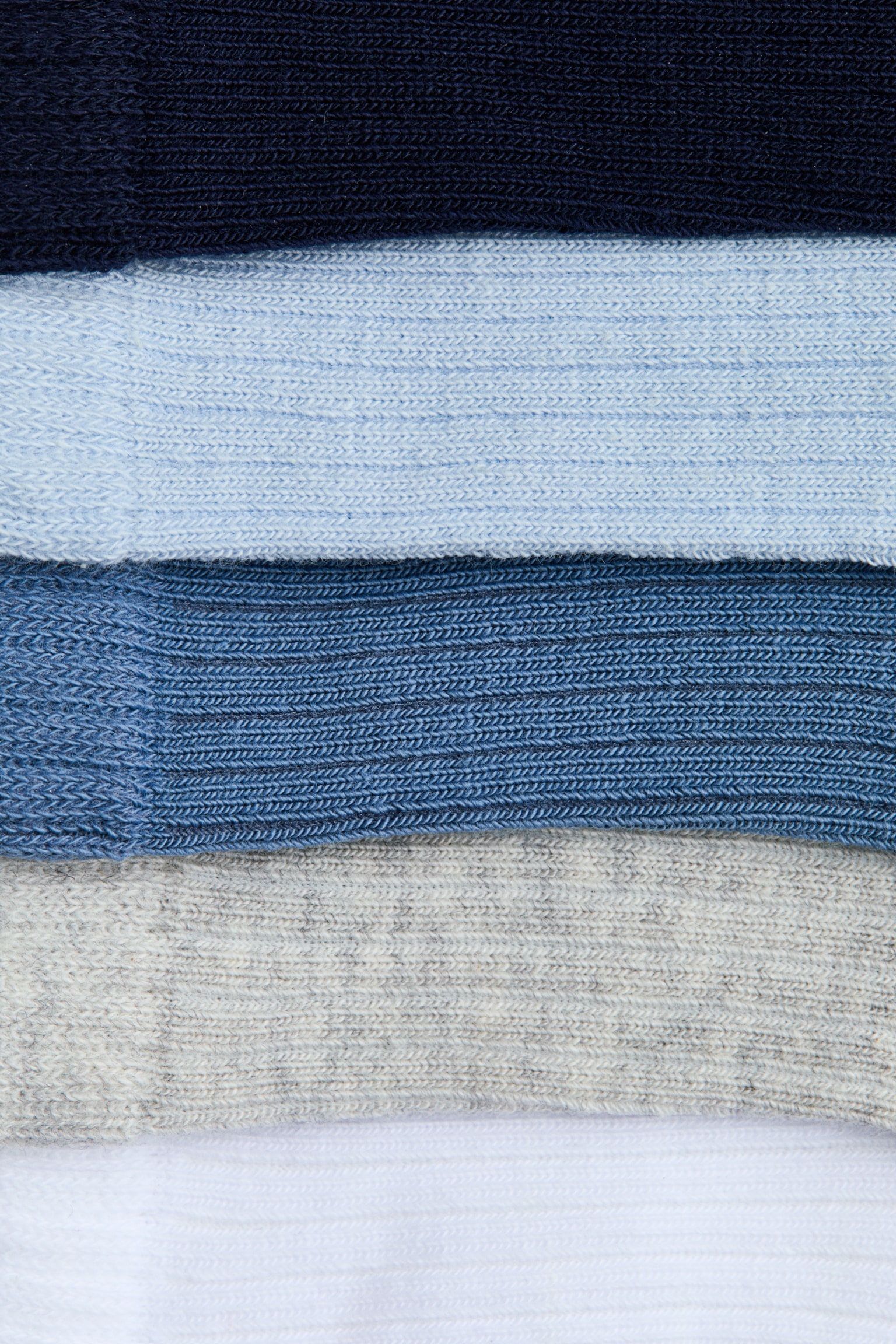 5-pack socks - Blue/White/Grey/Beige/Grey - 2