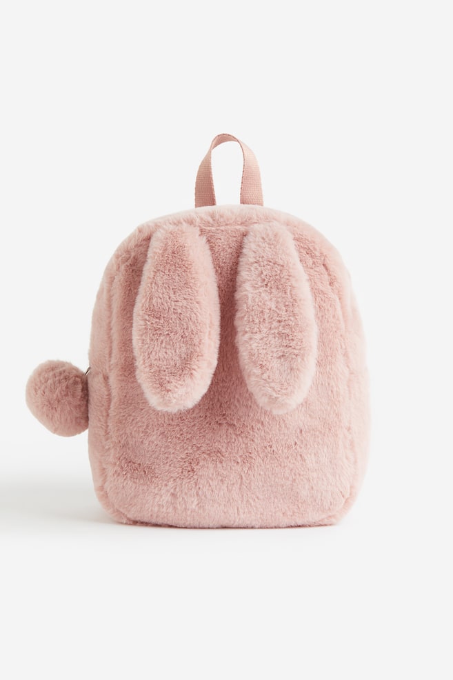 Fluffy backpack - Light pink - 1