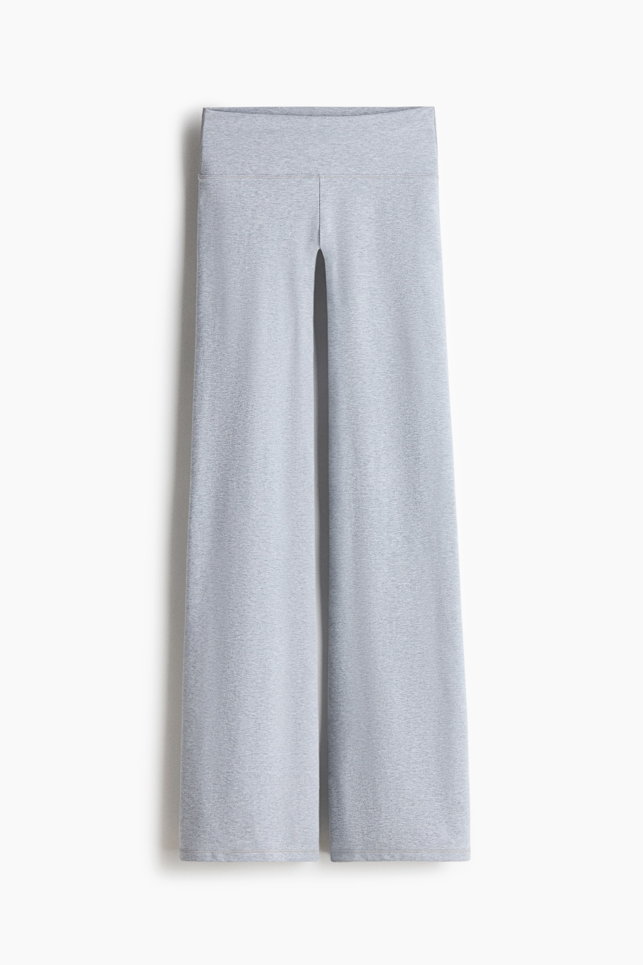 View larger image: Flared sports leggings - Light grey marl - Ladies | H&M IN 1