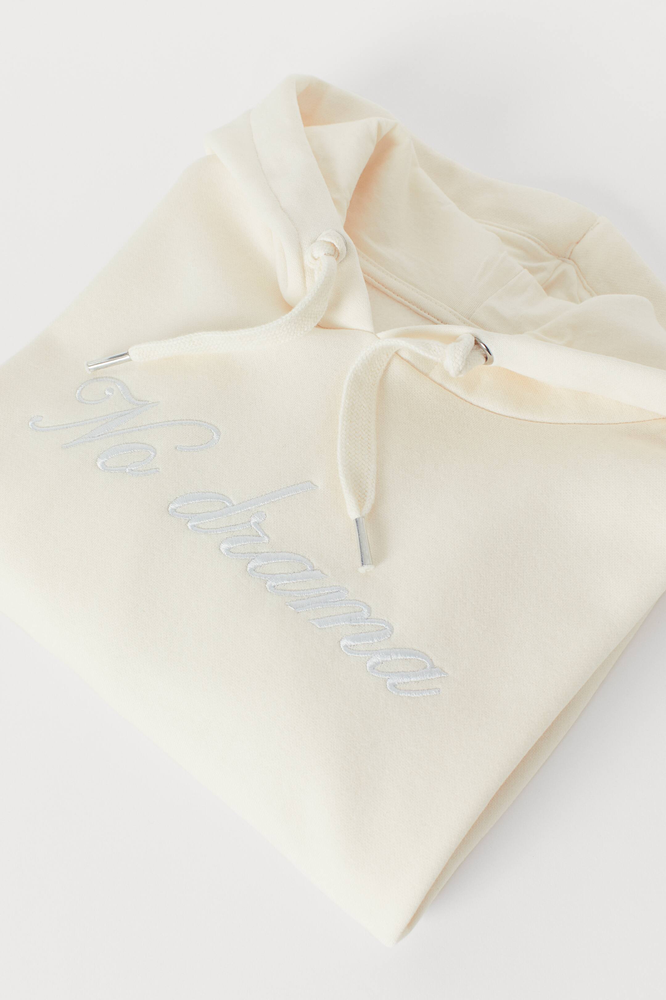 Größeres Bild ansehen: Kurzer Hoodie - Cremefarben/No Drama - Ladies | H&M DE 2