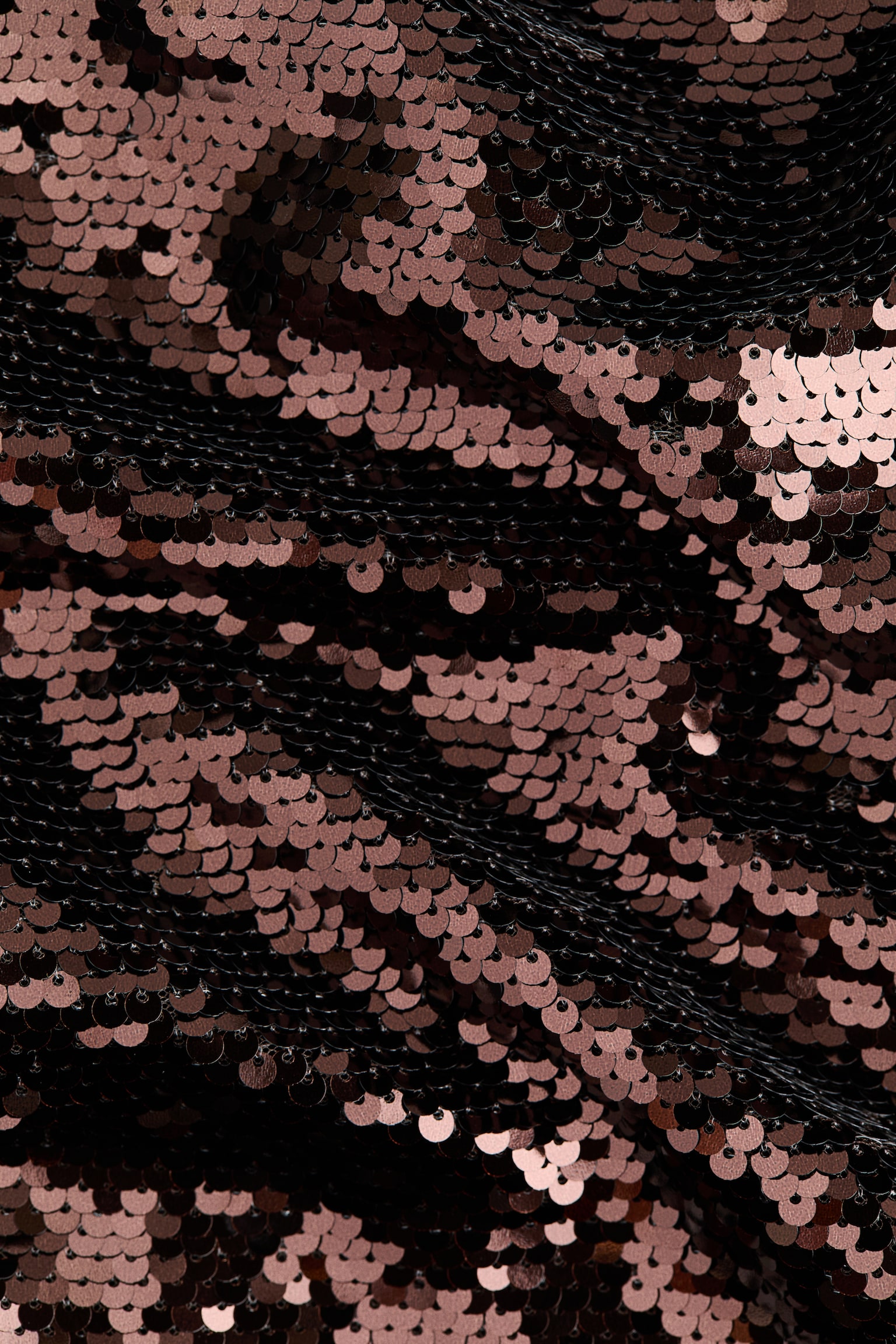 Pullu Midi Etek - Koyu kahverengi - 7