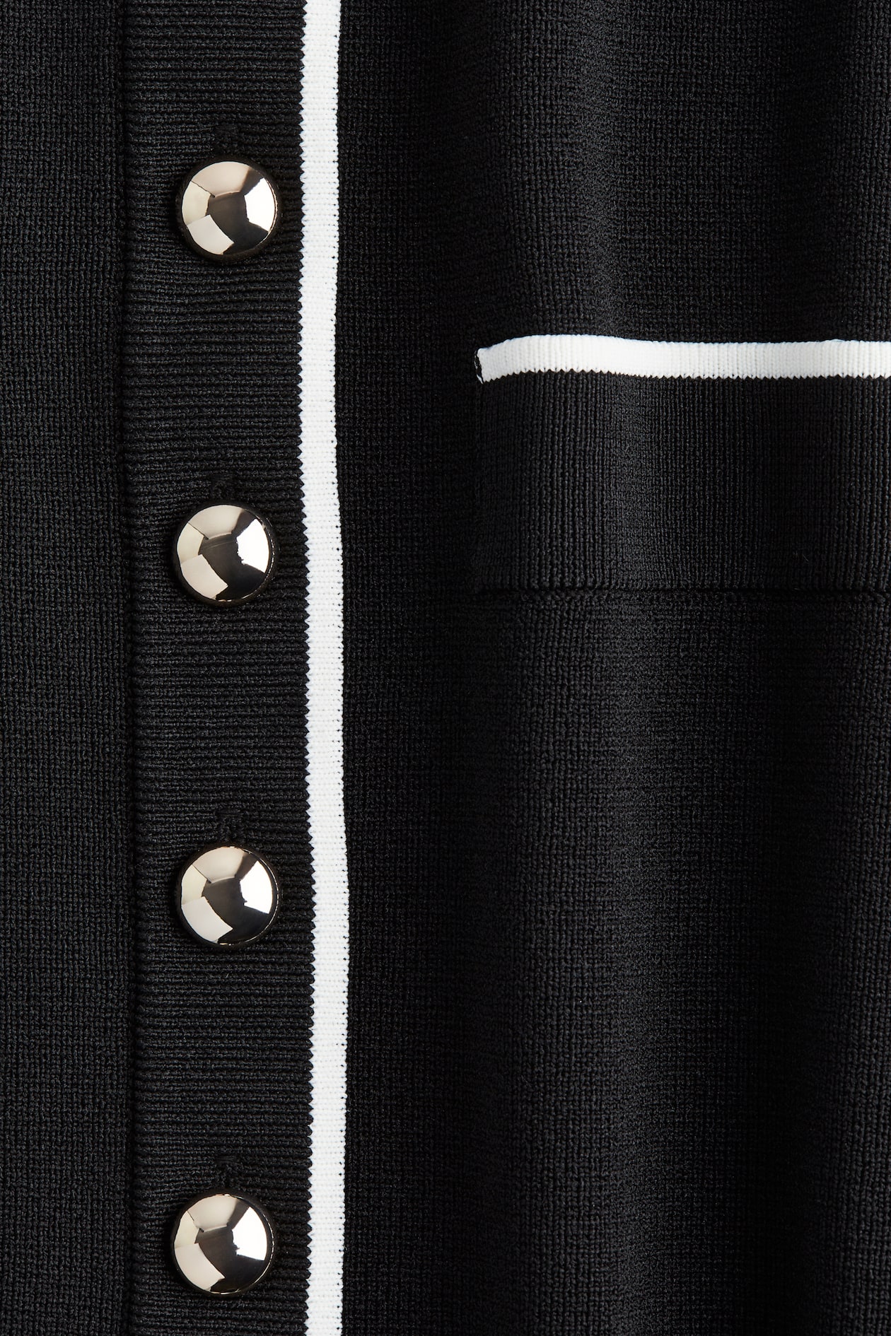 Densely Knit Cardigan Black Ladies H M US