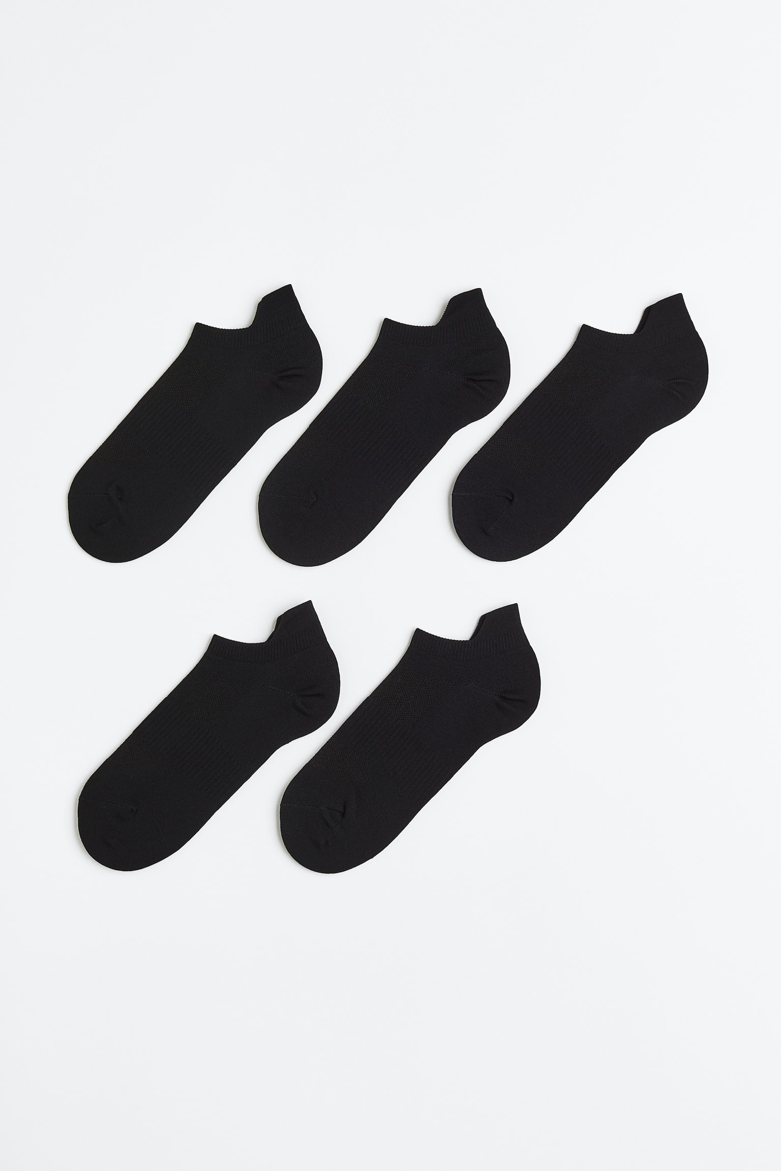 Sports socks in DryMove™ - Black/White - 1