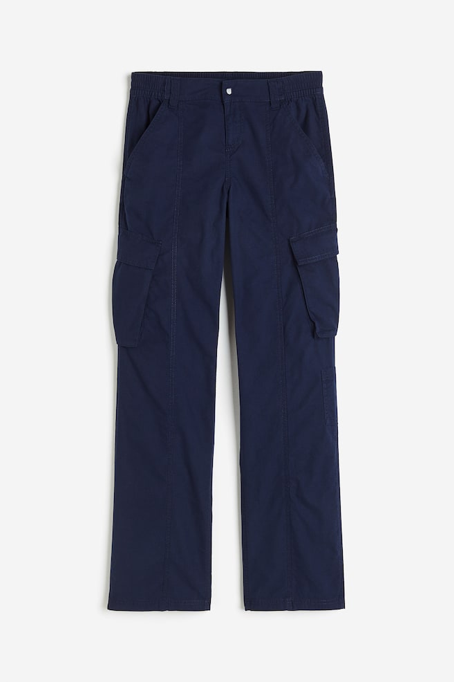 Canvas cargo trousers - Dark blue/Black/Khaki green/Light grey/dc/dc/dc/dc/dc/dc/dc - 2