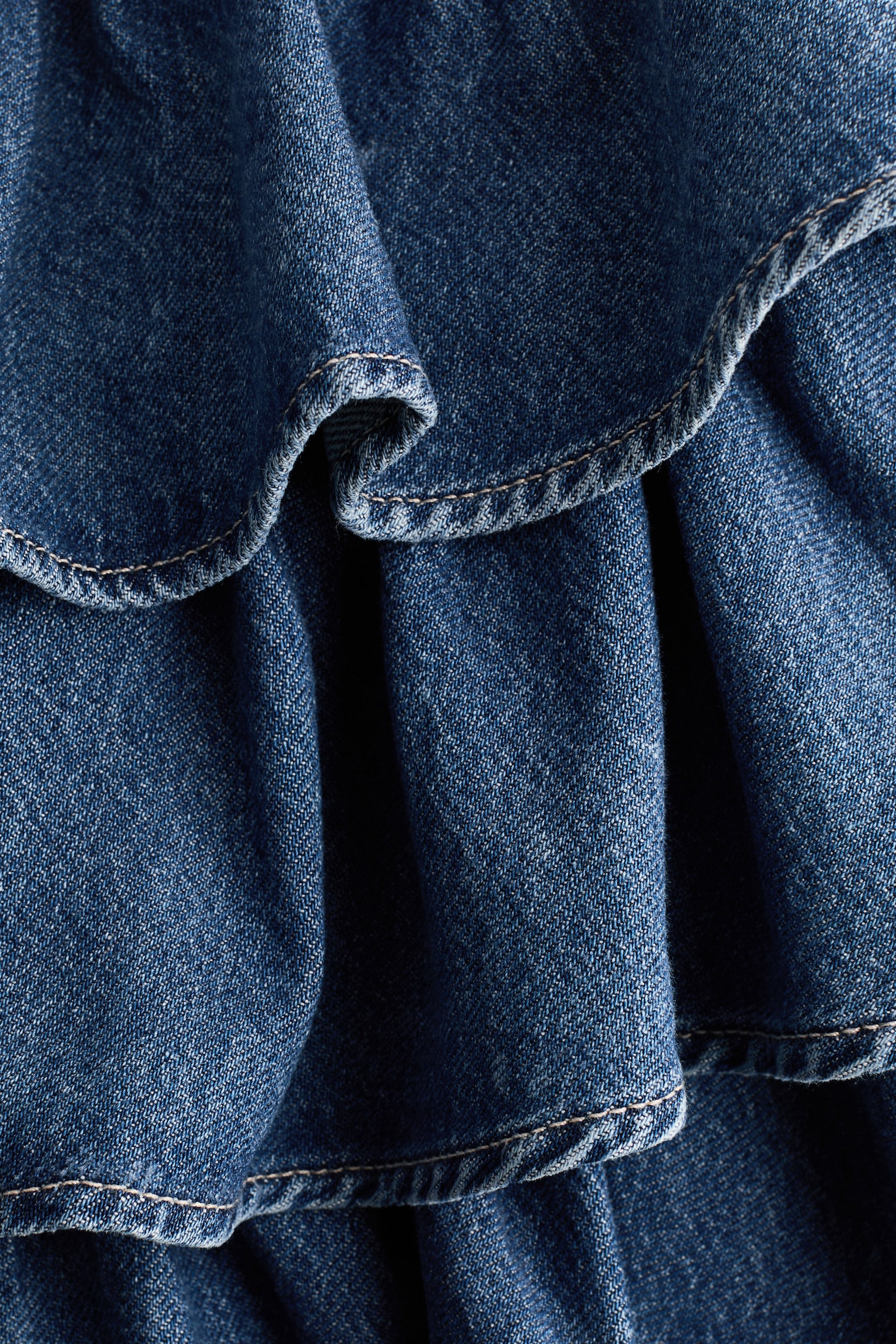 חצאית ג'ינס קומות - כחול ג'ינס - 5