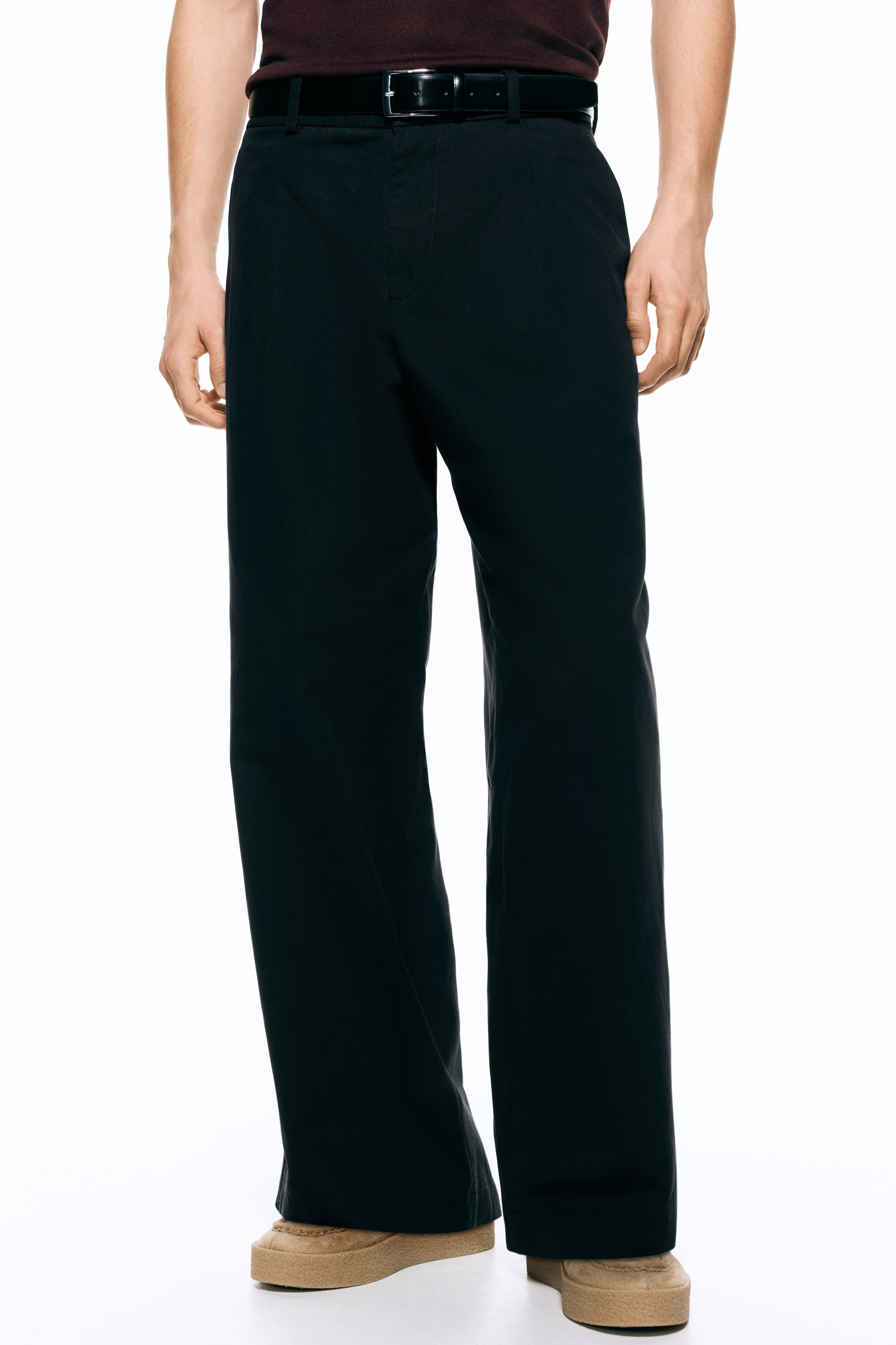View larger image: Loose-Fit Tailored Pants - Black - Men | H&M CA 2