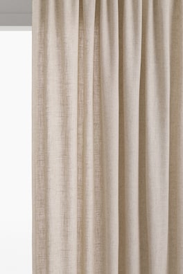2-pack extra lång gardinlängd i linmix