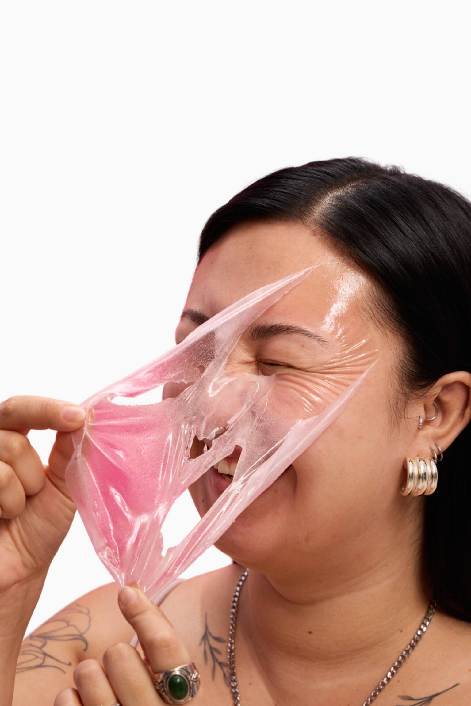 Strawberry Boost Mask - Gennemsigtig - 2