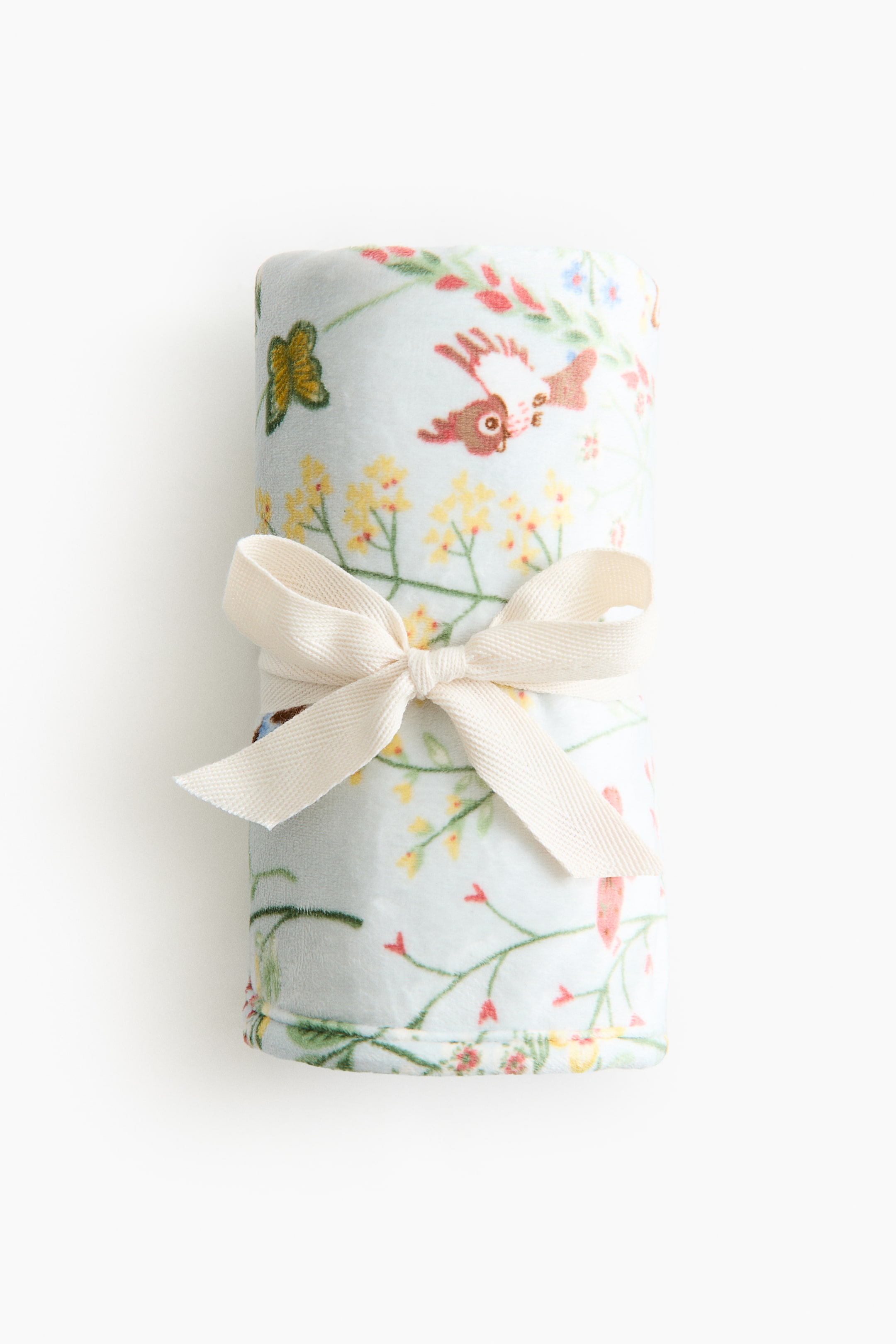 拡大画像を表示: パターンベロアベビーブランケット - ライトブルー／バンビ - Home All | H&M JP 3