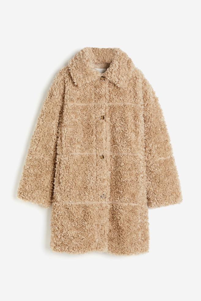 Manteau en tissu Teddy Bear - Beige - 2
