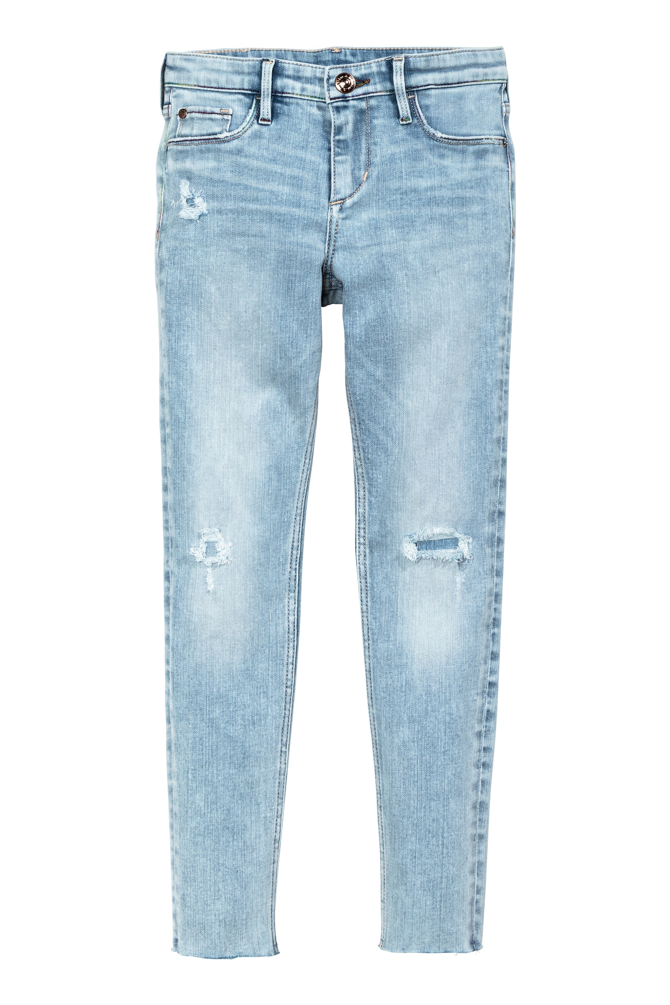 View larger image: Superstretch Skinny fit Jeans - Light denim blue - Kids | H&M GB 1