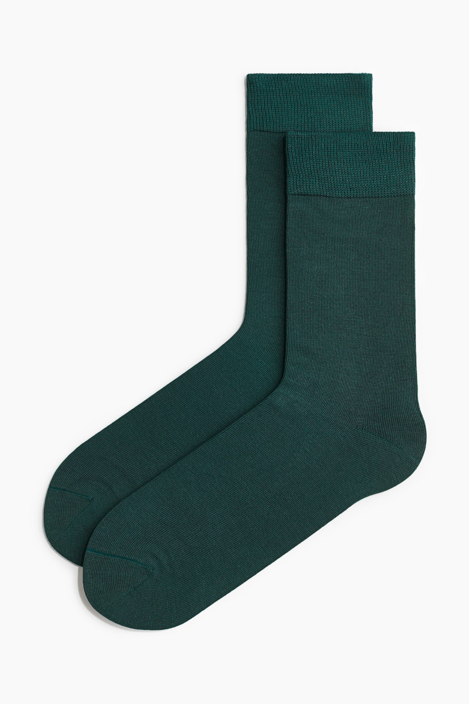 Bamboo-blend socks - Forest green/Navy blue/Dark grey marl/Black/Light grey marl/Cream/Beige/Sky blue/Burgundy - 1