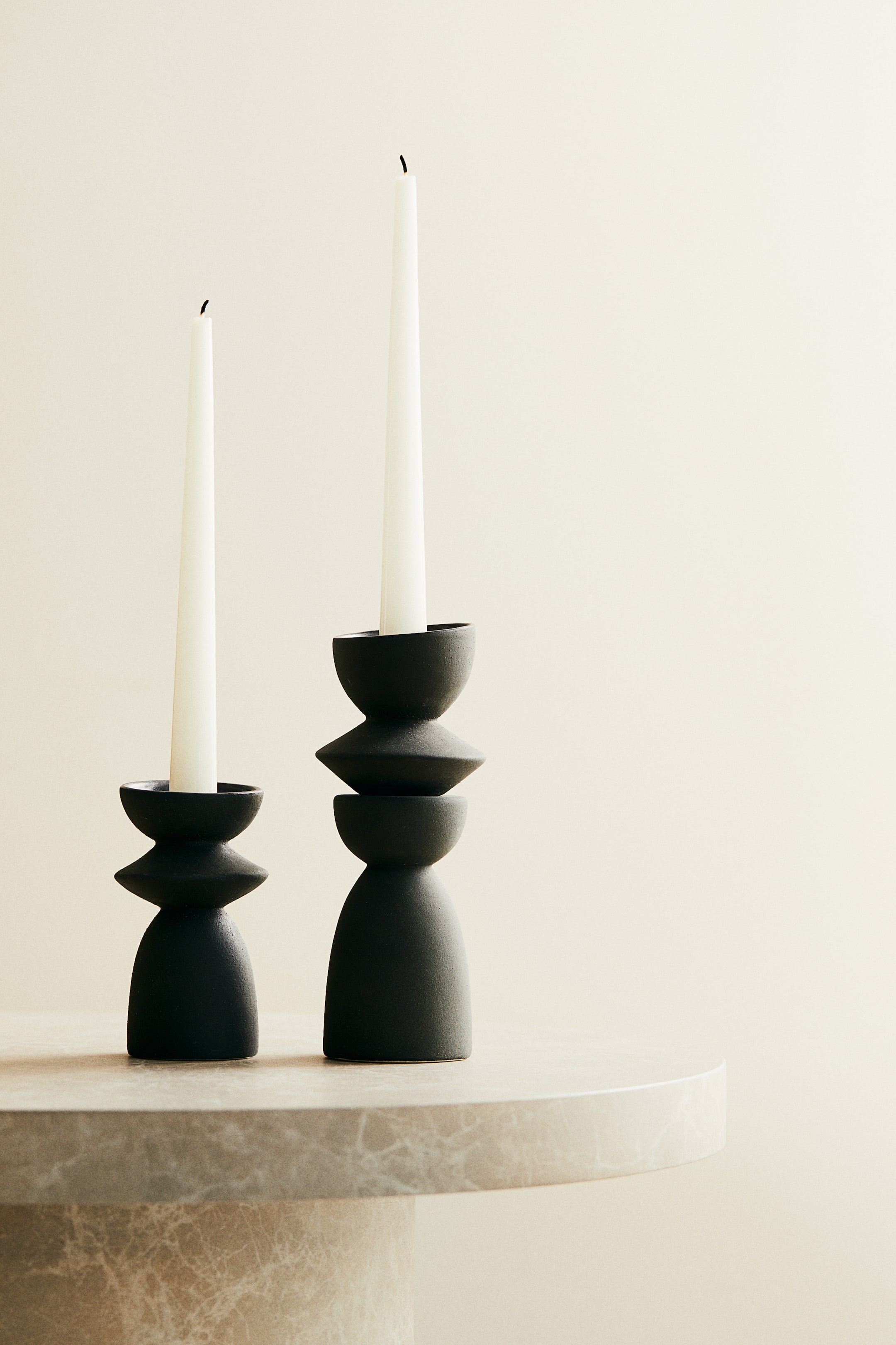 Stoneware Candleholder