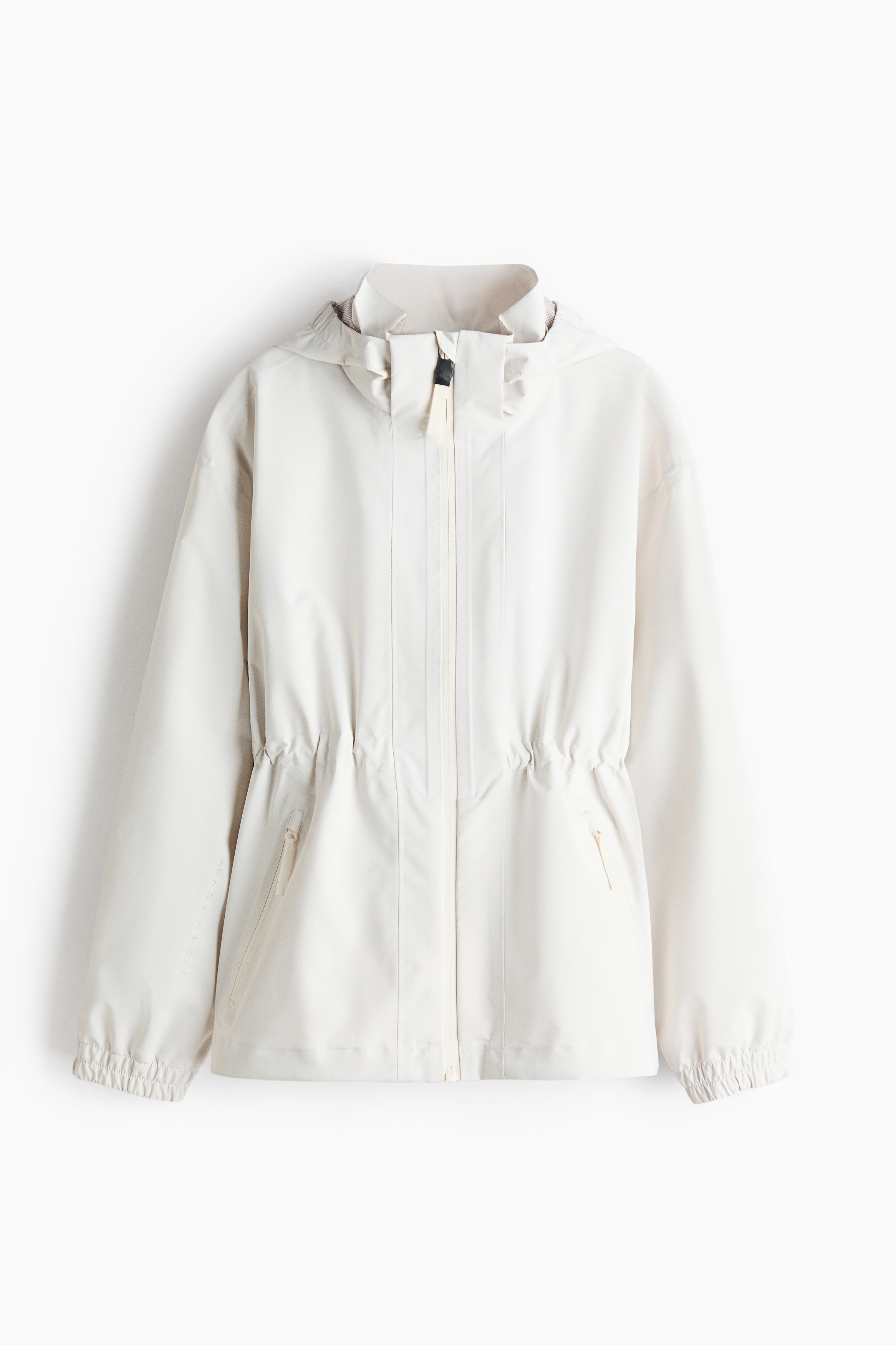 Regenjas met StormMove™ - Wit/Zwart