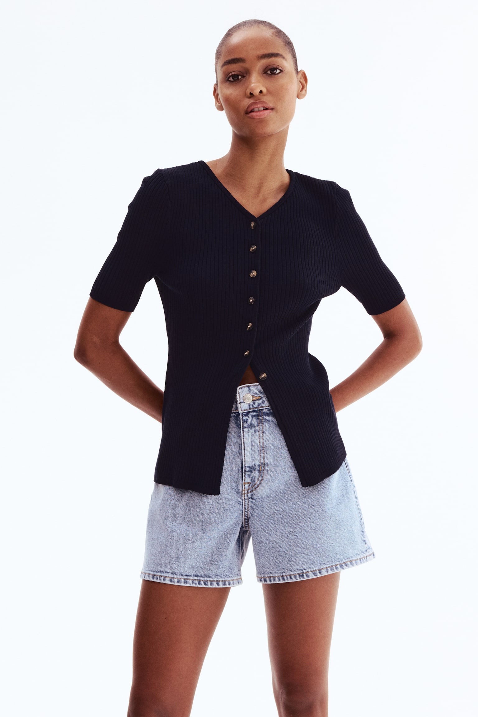 Shorts de denim - Azul denim/Azul denim claro - 1