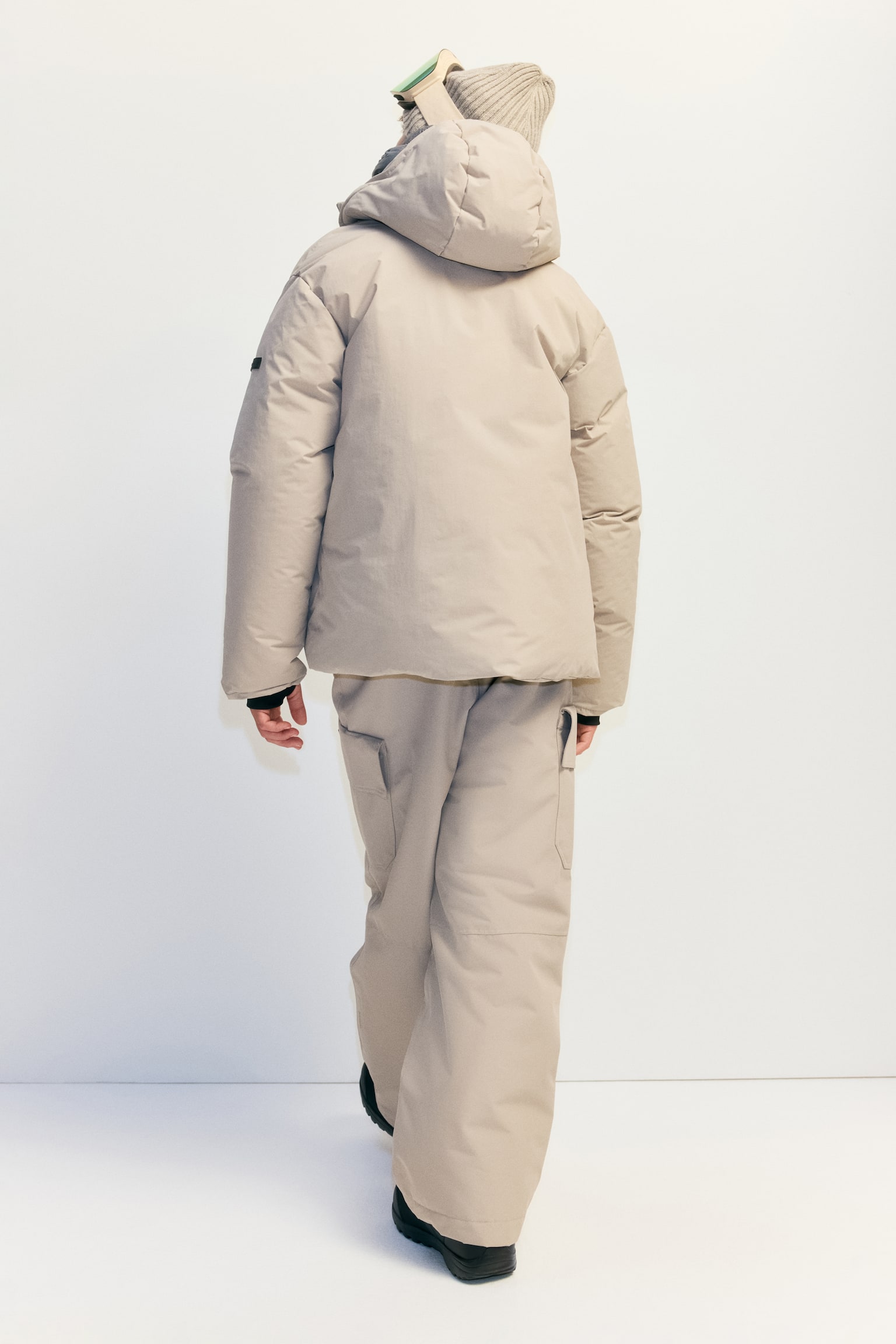 Ski trousers with StormMove™ - Dusty beige/Black - 9