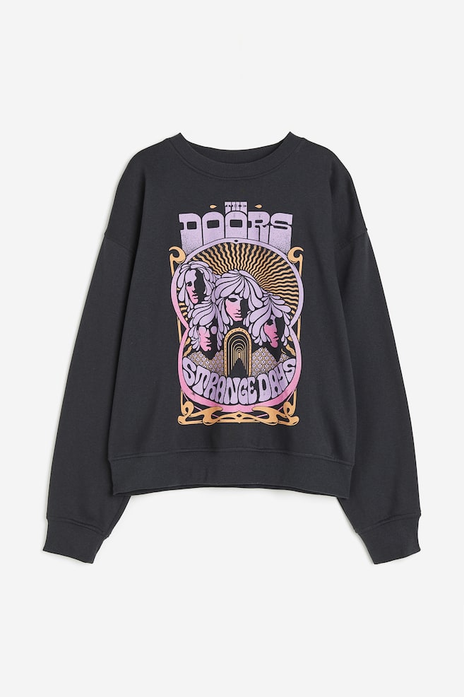 Printed sweatshirt - Dark grey/The Doors/Light pink/Berkeley University/Light grey marl/Yale/Black/Blondie - 2