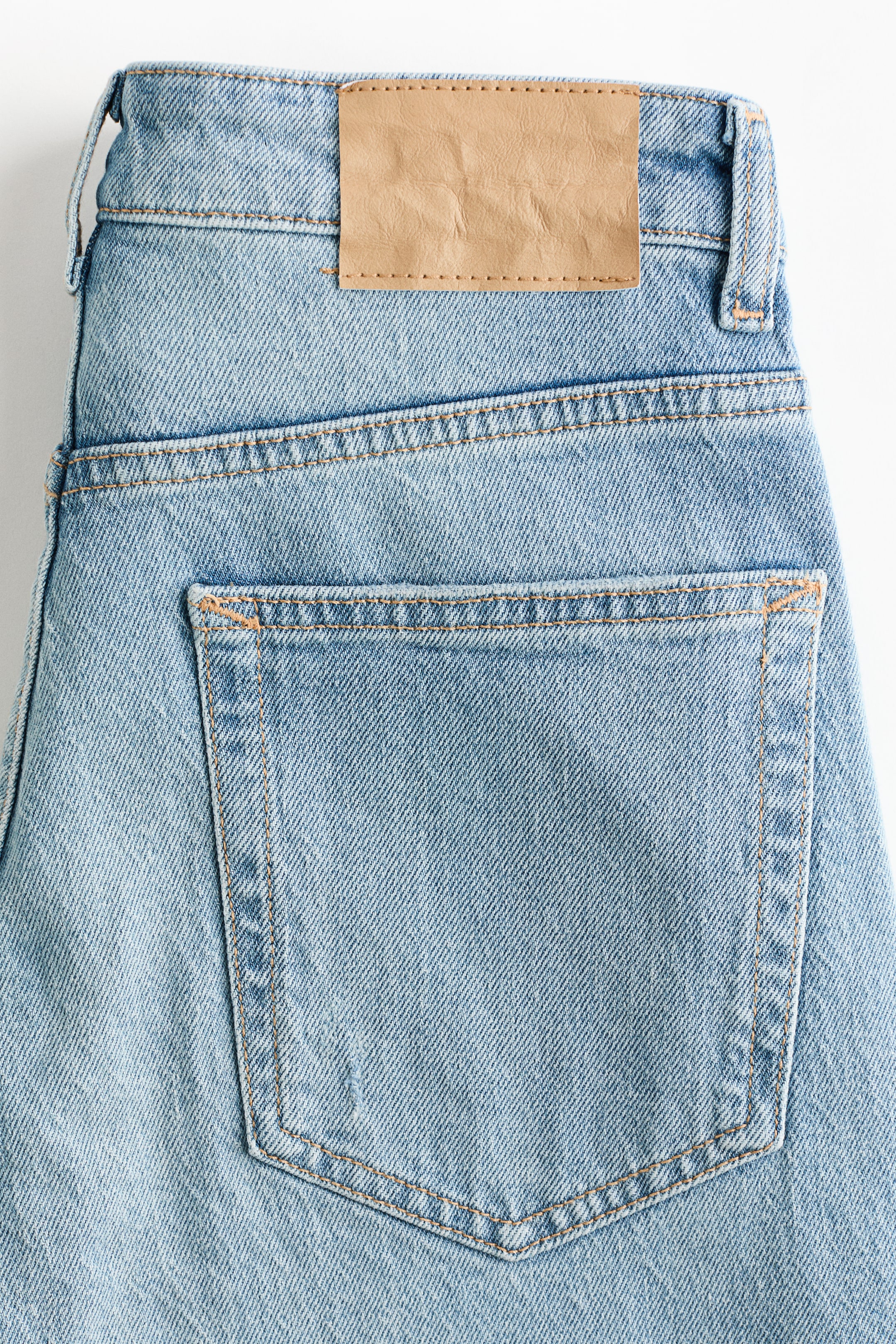 Jean droit taille haute