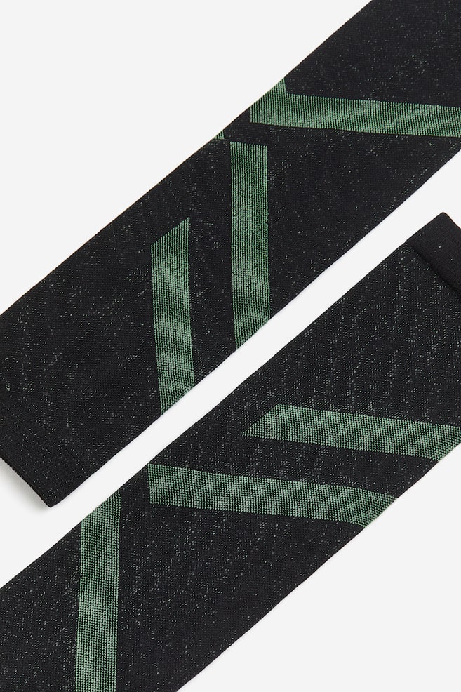 DryMove™ Sports socks - Black/Green - 2