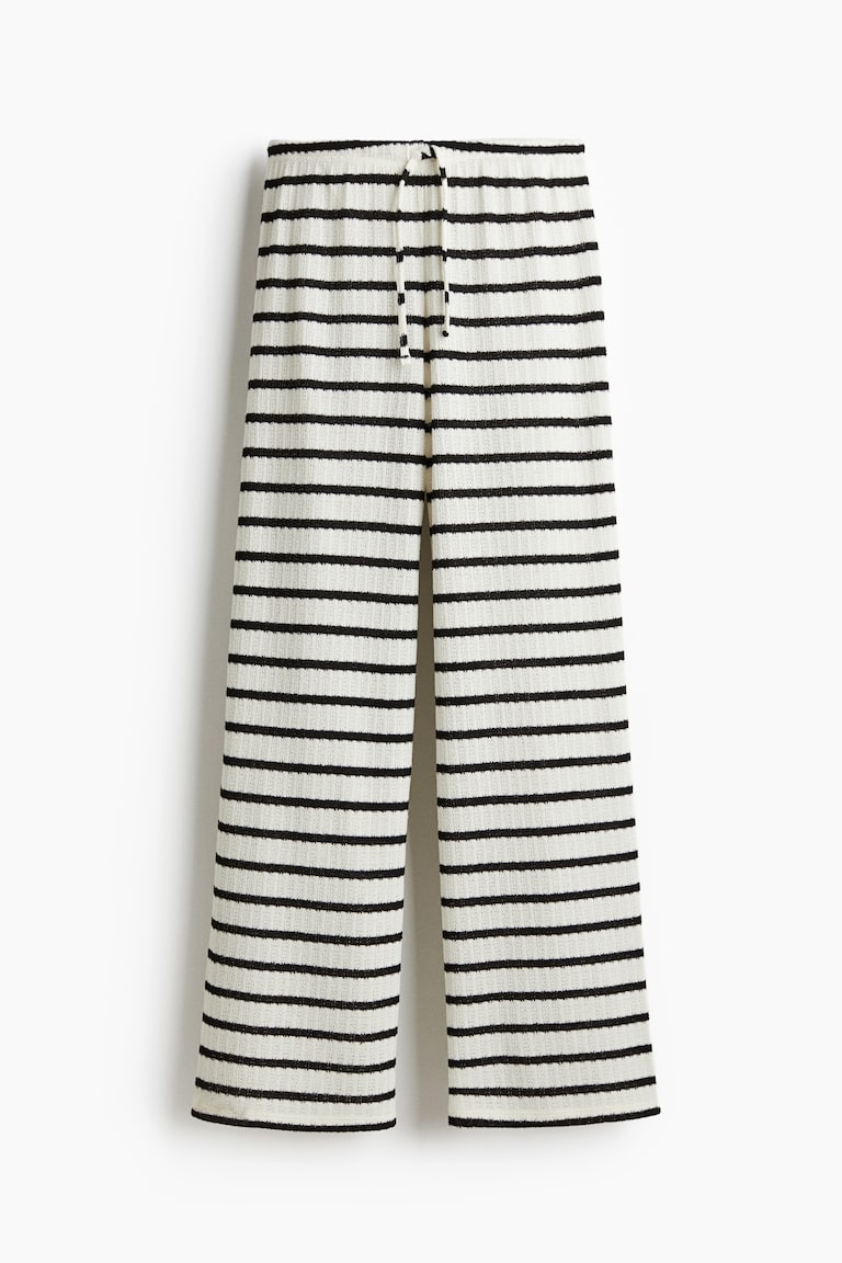 Pletene pantalone s učkurom