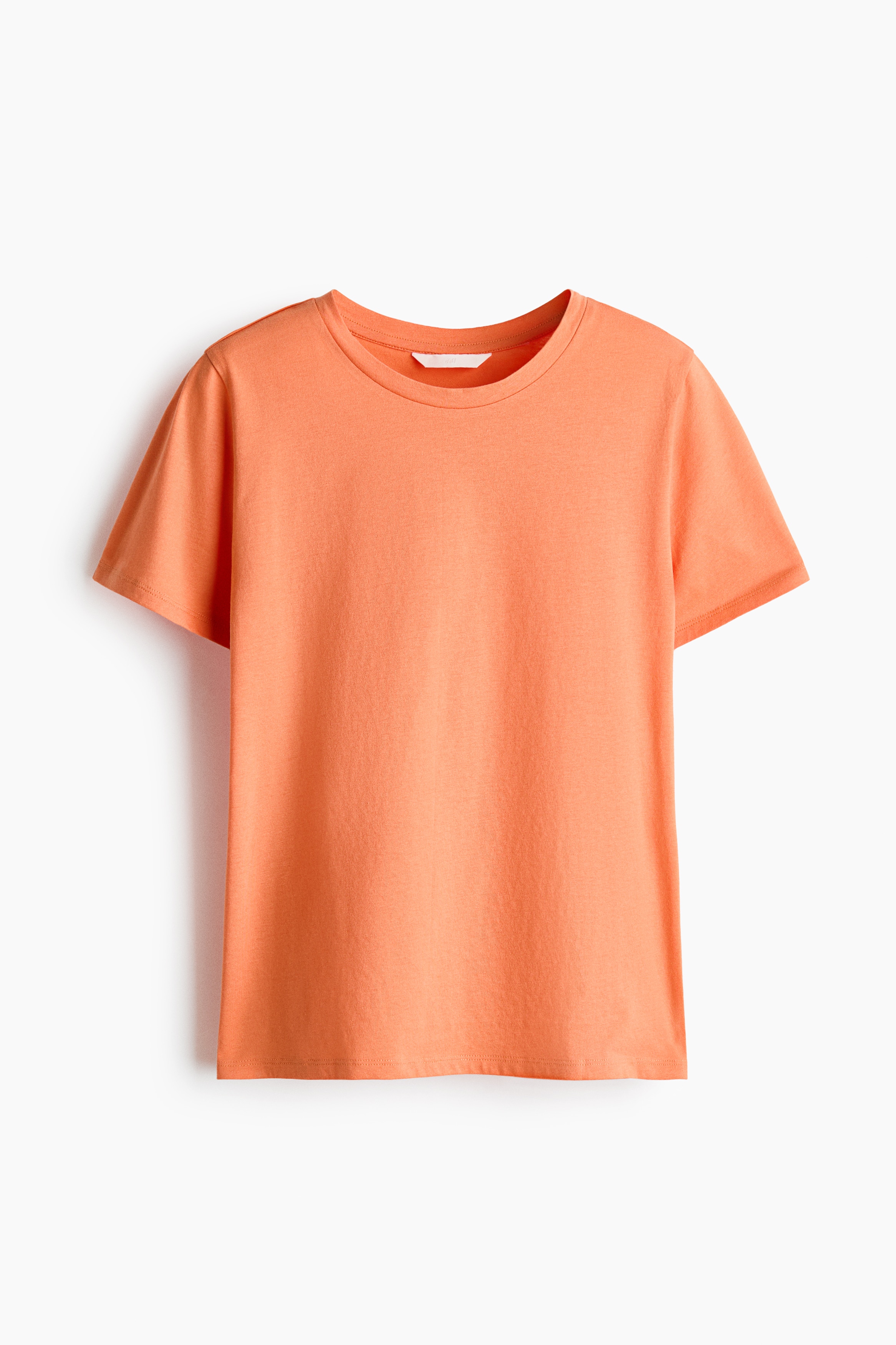 Cotton T-shirt - Orange/Dark dusty pink/Light grey marl/White/Navy blue striped/Black/Light yellow/Light pink/White/Blue/White