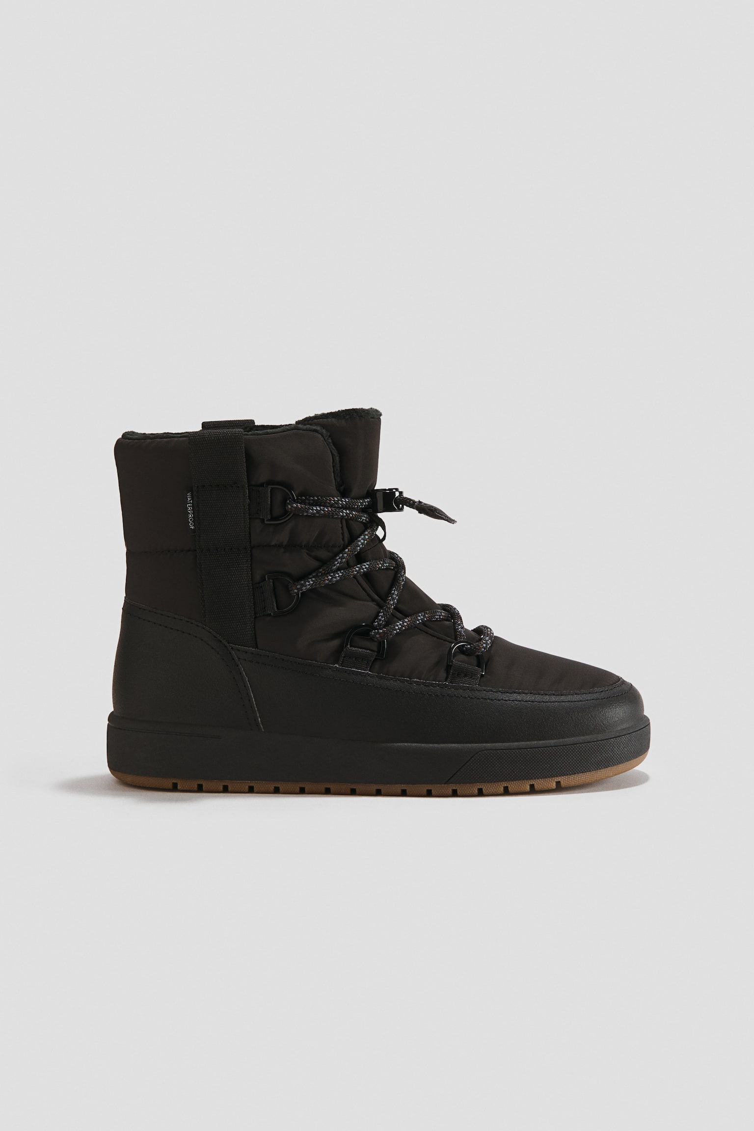 Bottines imperméables et chaudement doublées - Noir/Marron